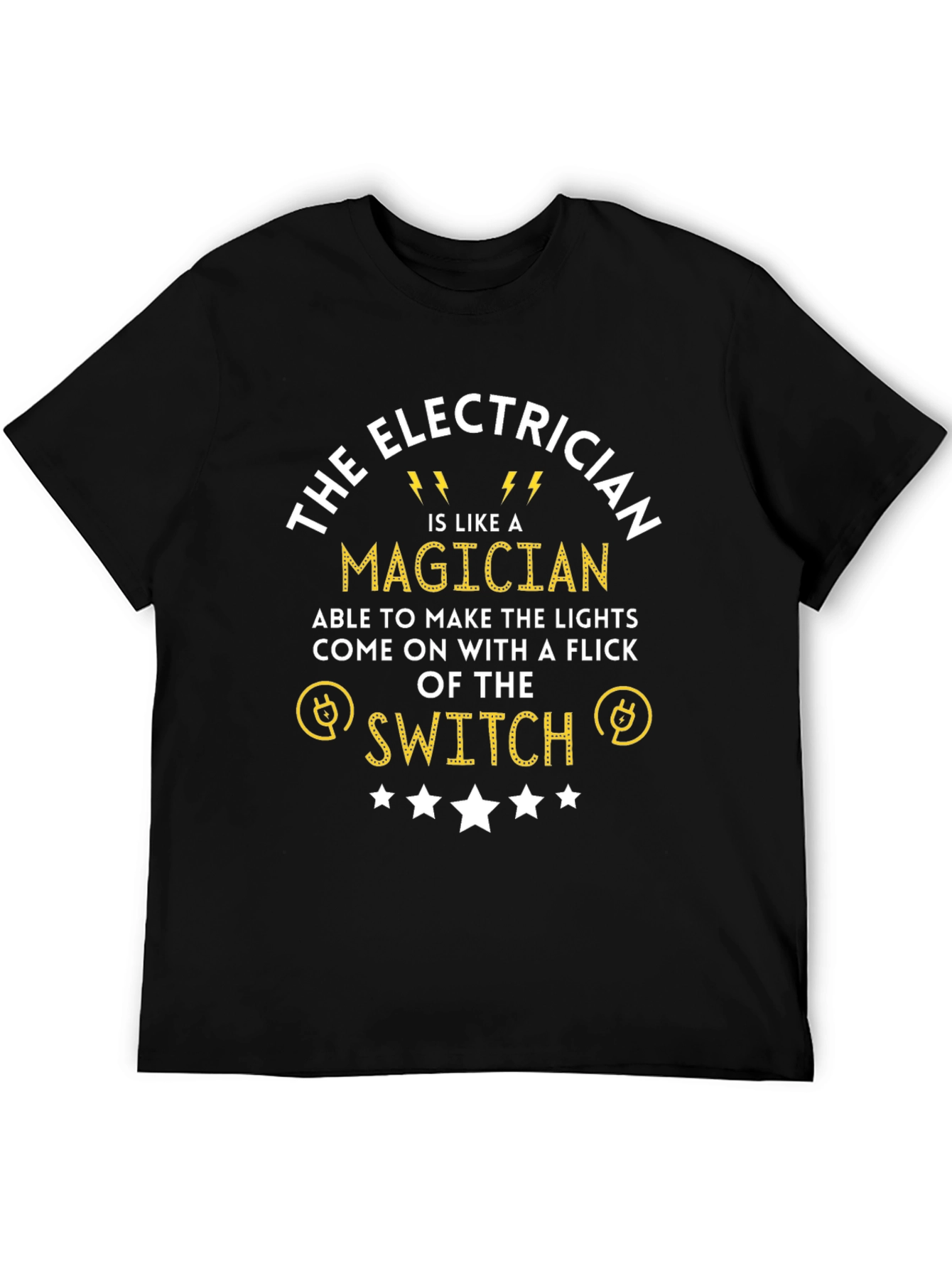 Electrician Magician T-Shirt Funny Gift