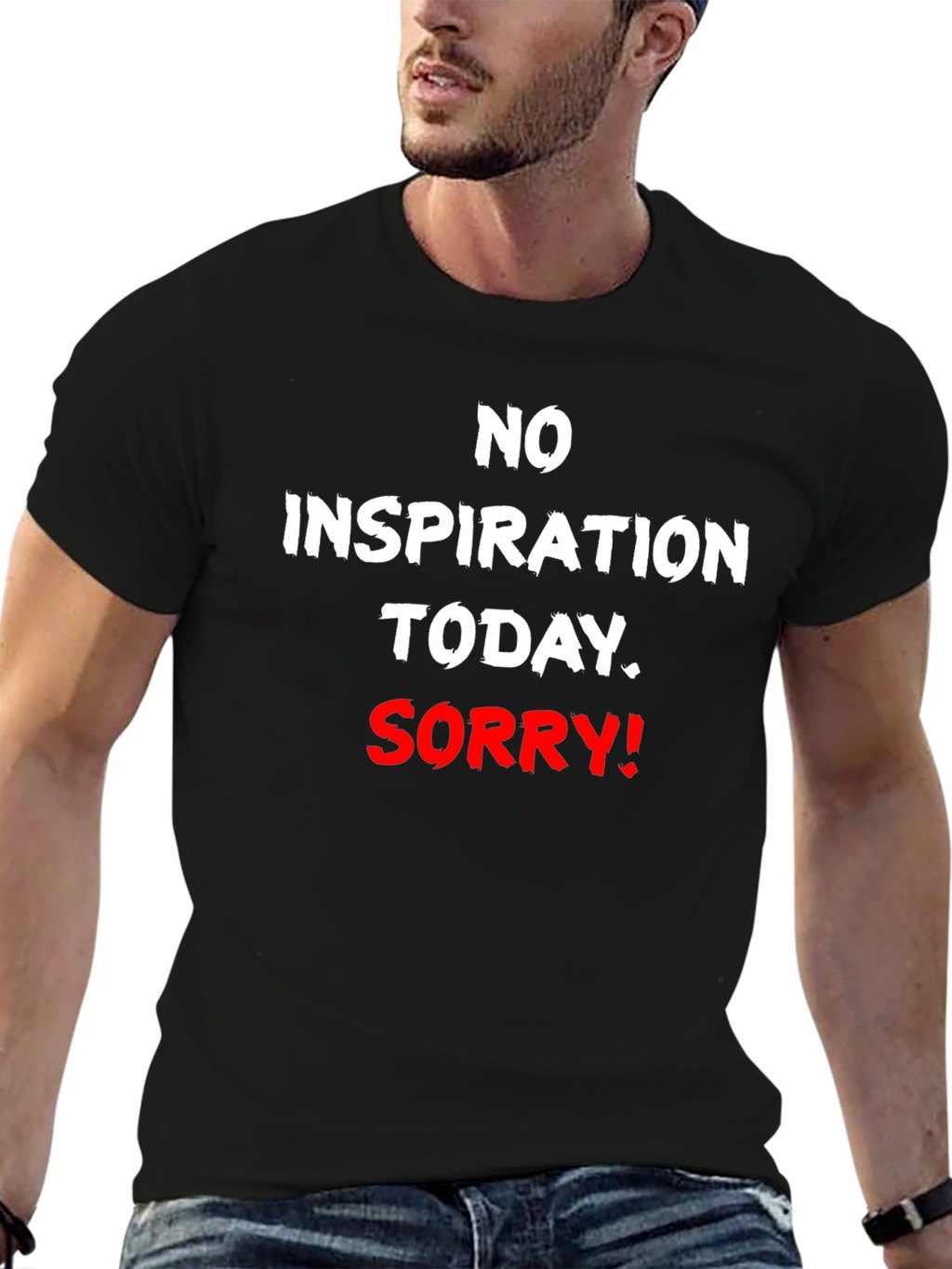 No Inspiration Today Graphic Tee