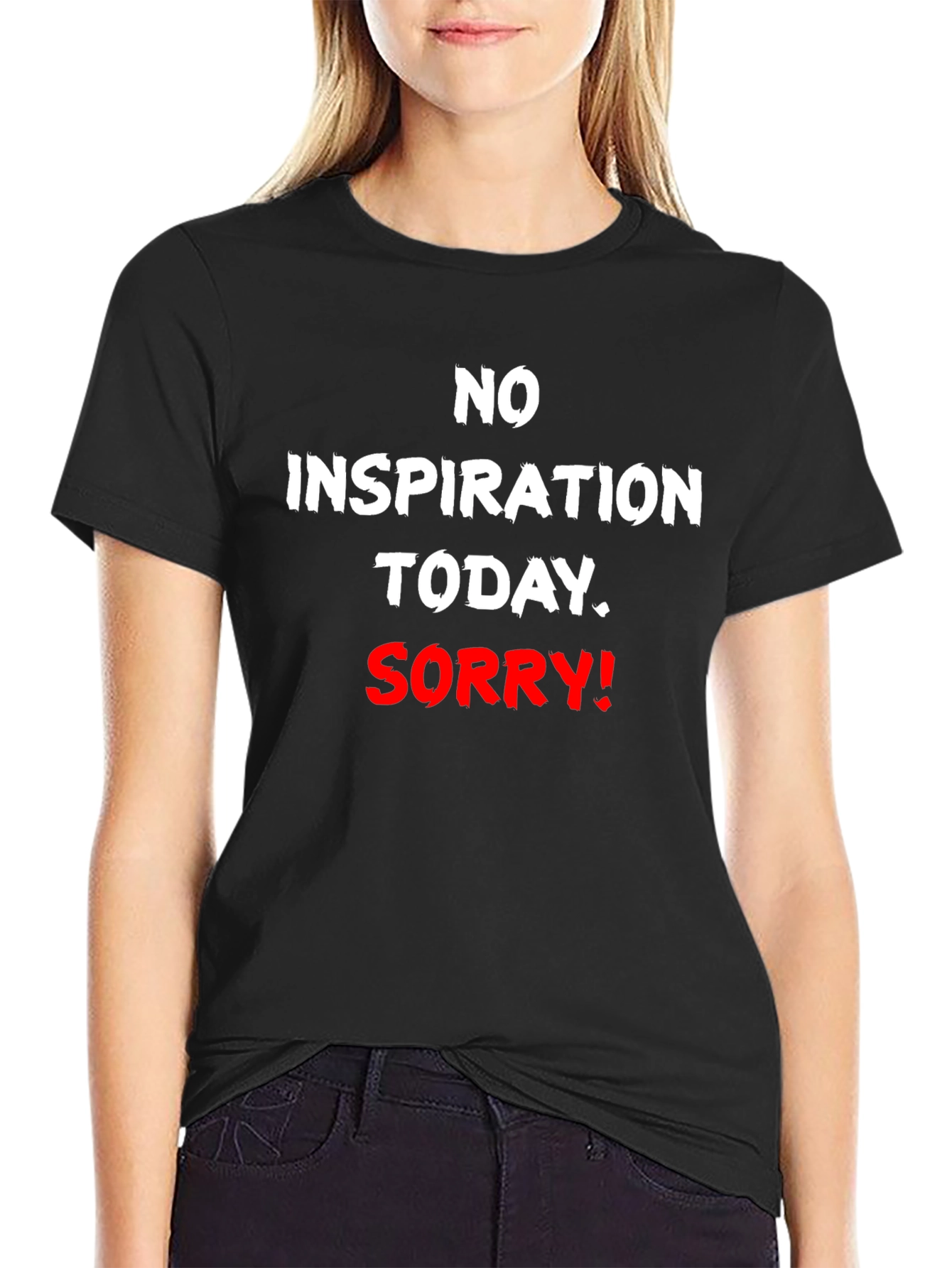 No Inspiration Today Graphic Tee
