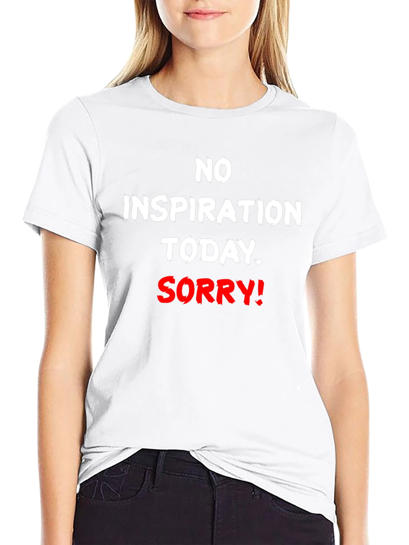 No Inspiration Today Graphic Tee