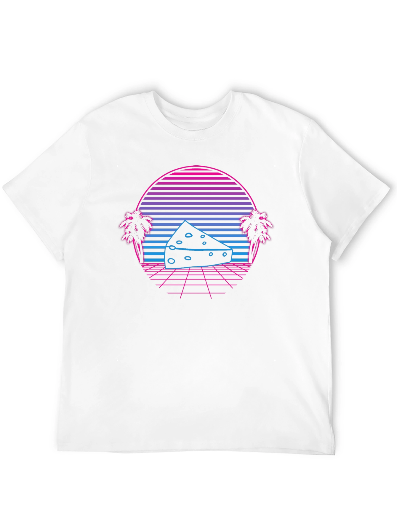 Retro Cheese Slice T-Shirt - Vintage Style Graphic Tee