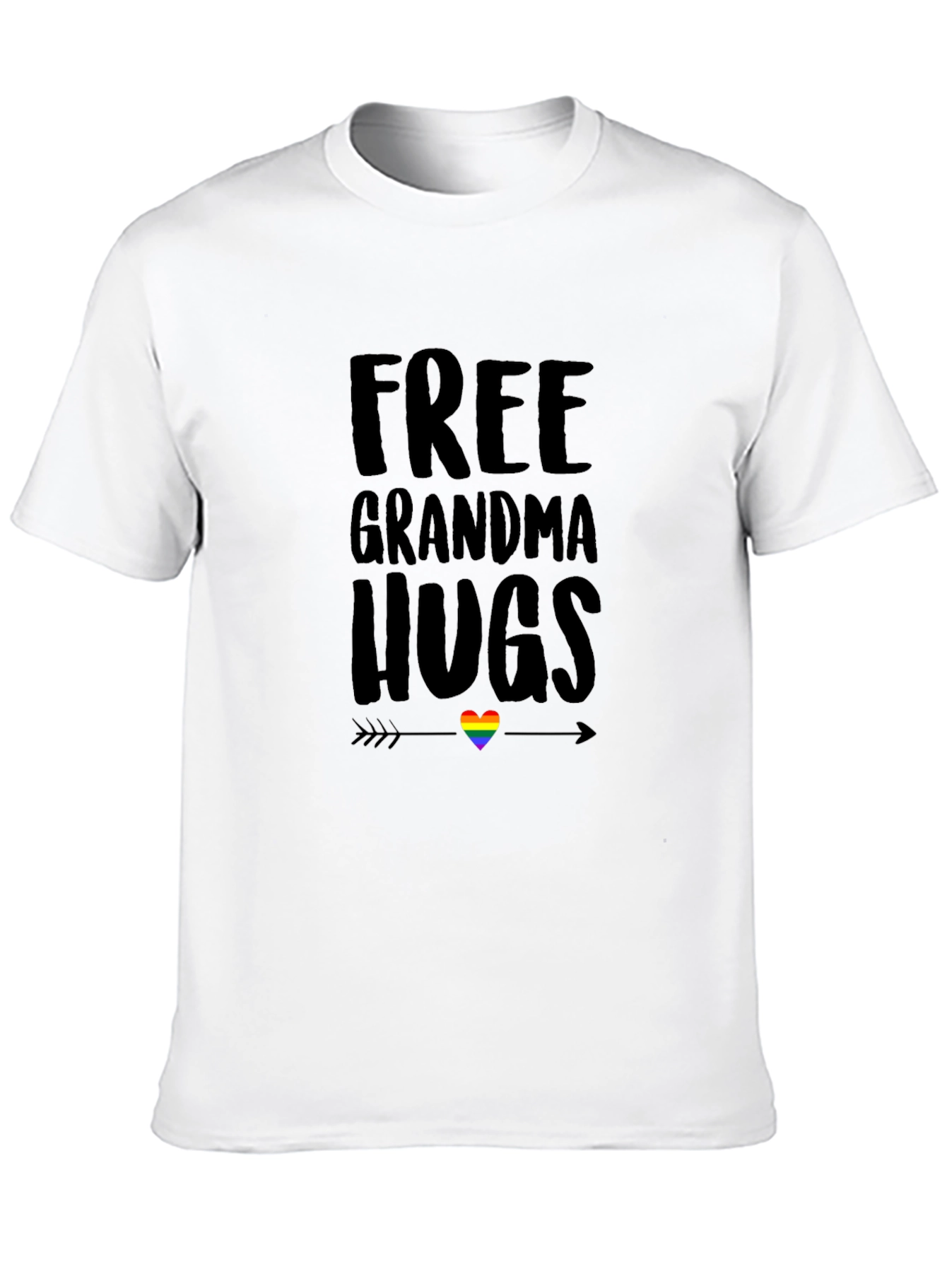 Free Grandma Hugs LGBT Pride Arrow T-Shirt