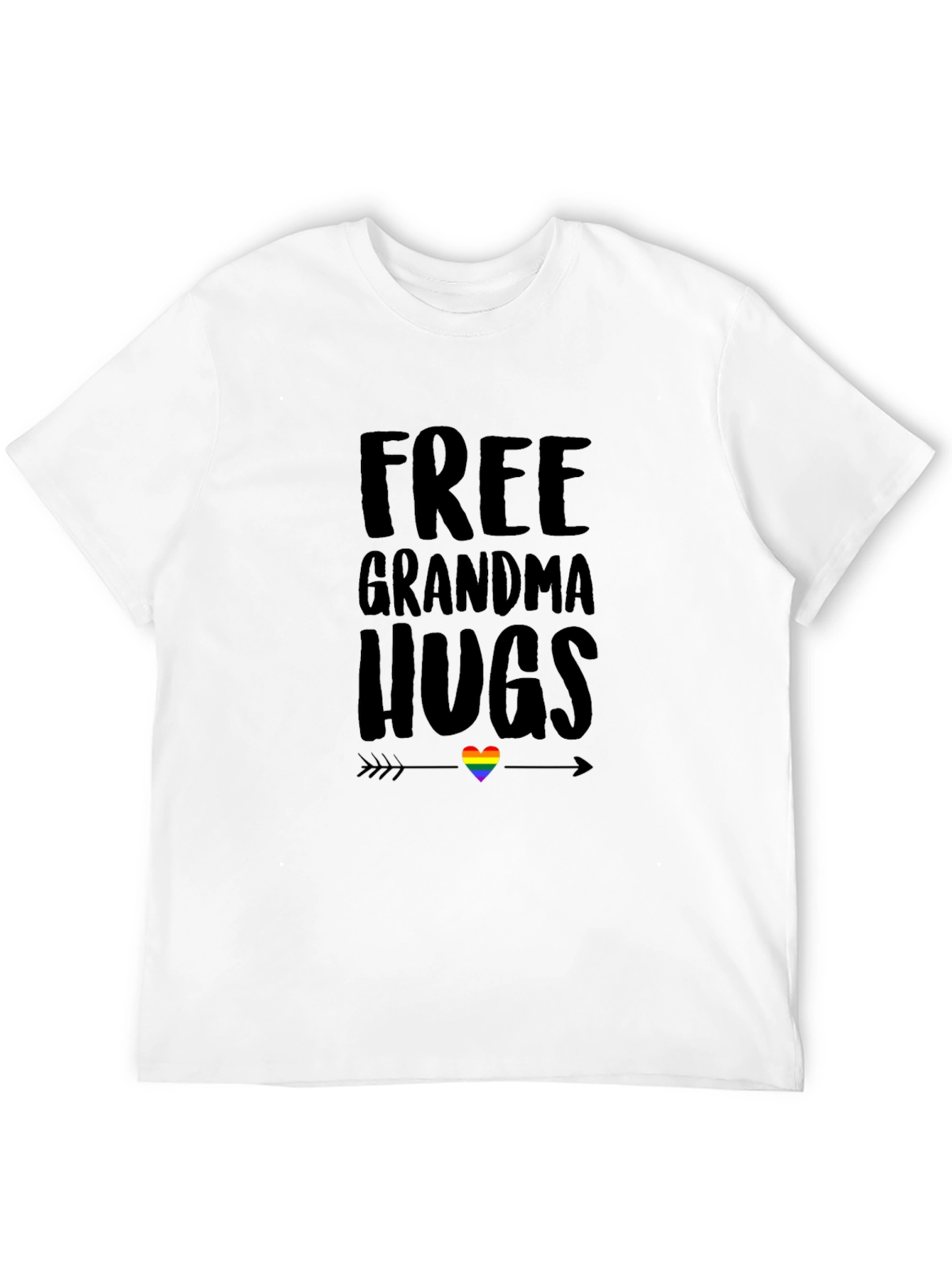 Free Grandma Hugs LGBT Pride Arrow T-Shirt
