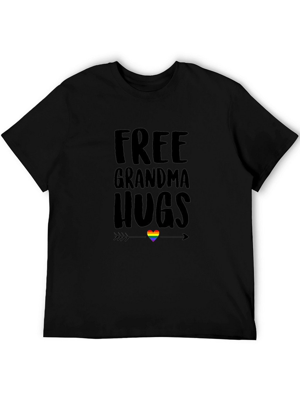 Free Grandma Hugs LGBT Pride Arrow T-Shirt