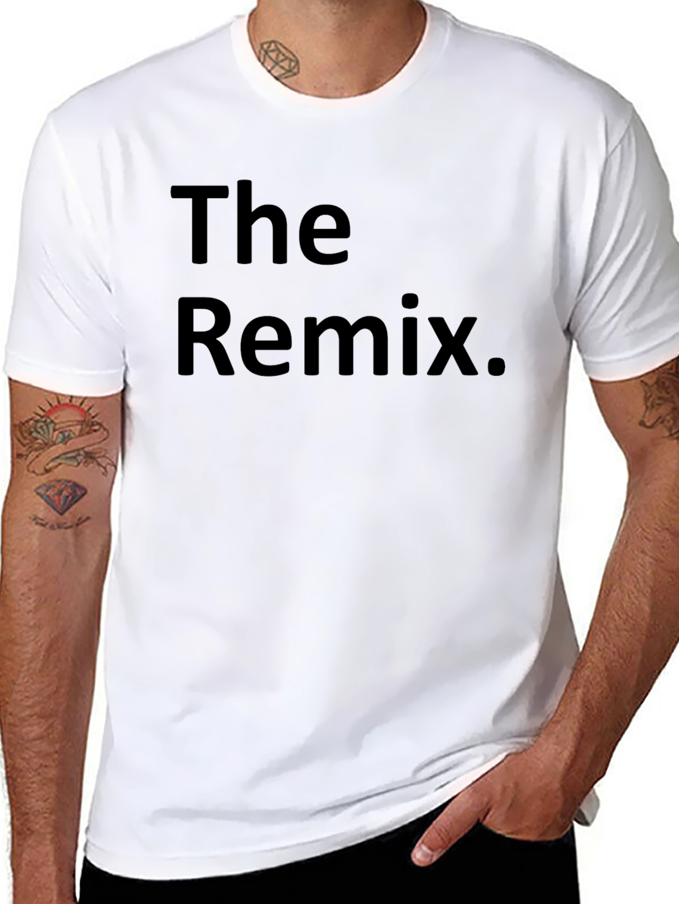 The Remix Graphic Tee - Mens Black T-Shirt