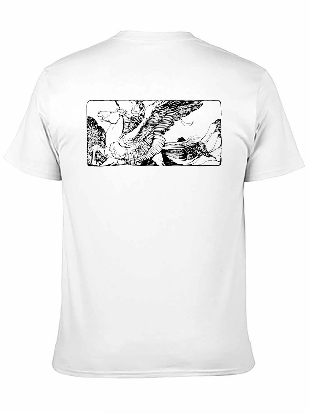 Pegasus Graphic Black T-Shirt