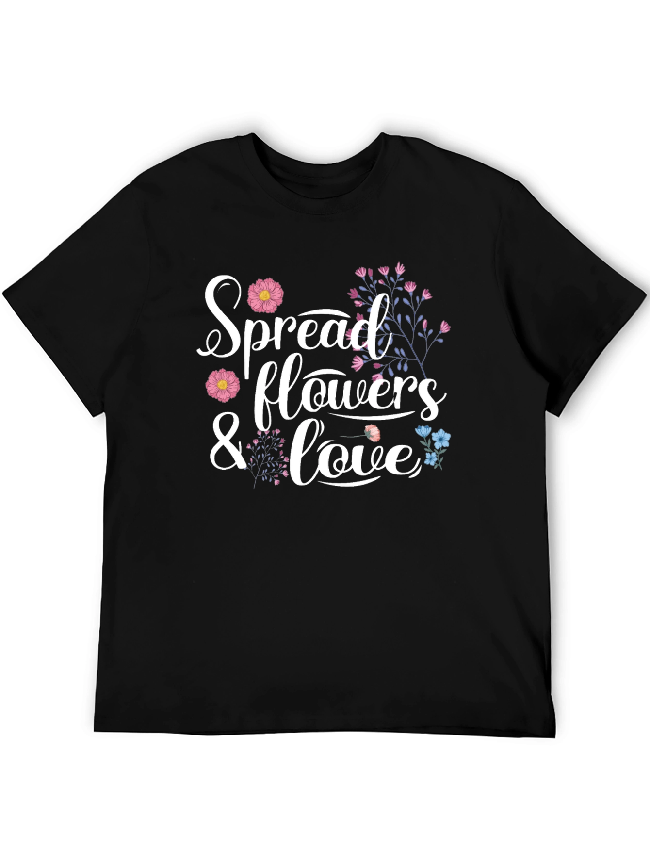 Spread Flowers and Love Graphic Tee