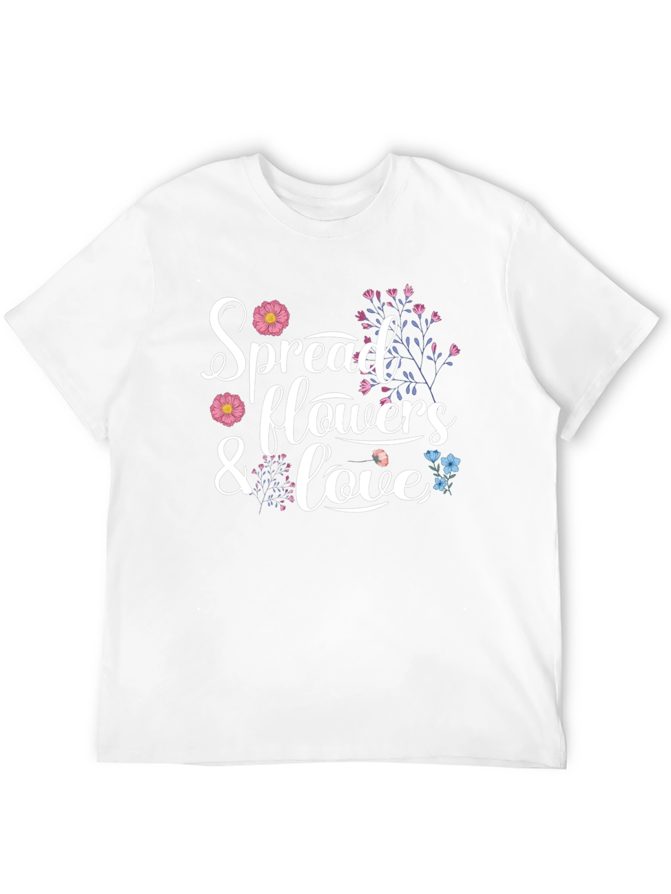 Spread Flowers and Love Graphic Tee
