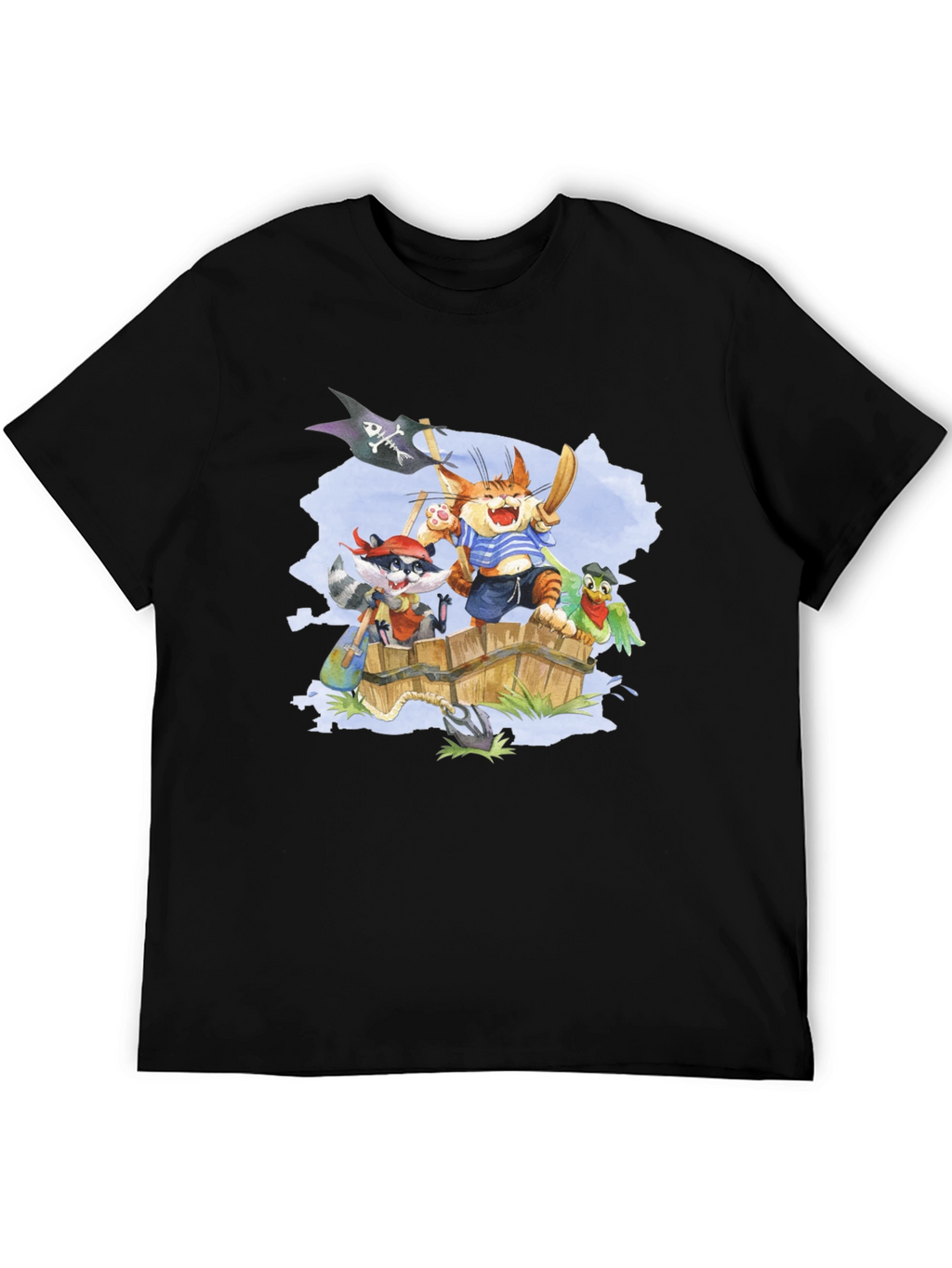 Pirate Crew T-Shirt - Cartoon Animal Design