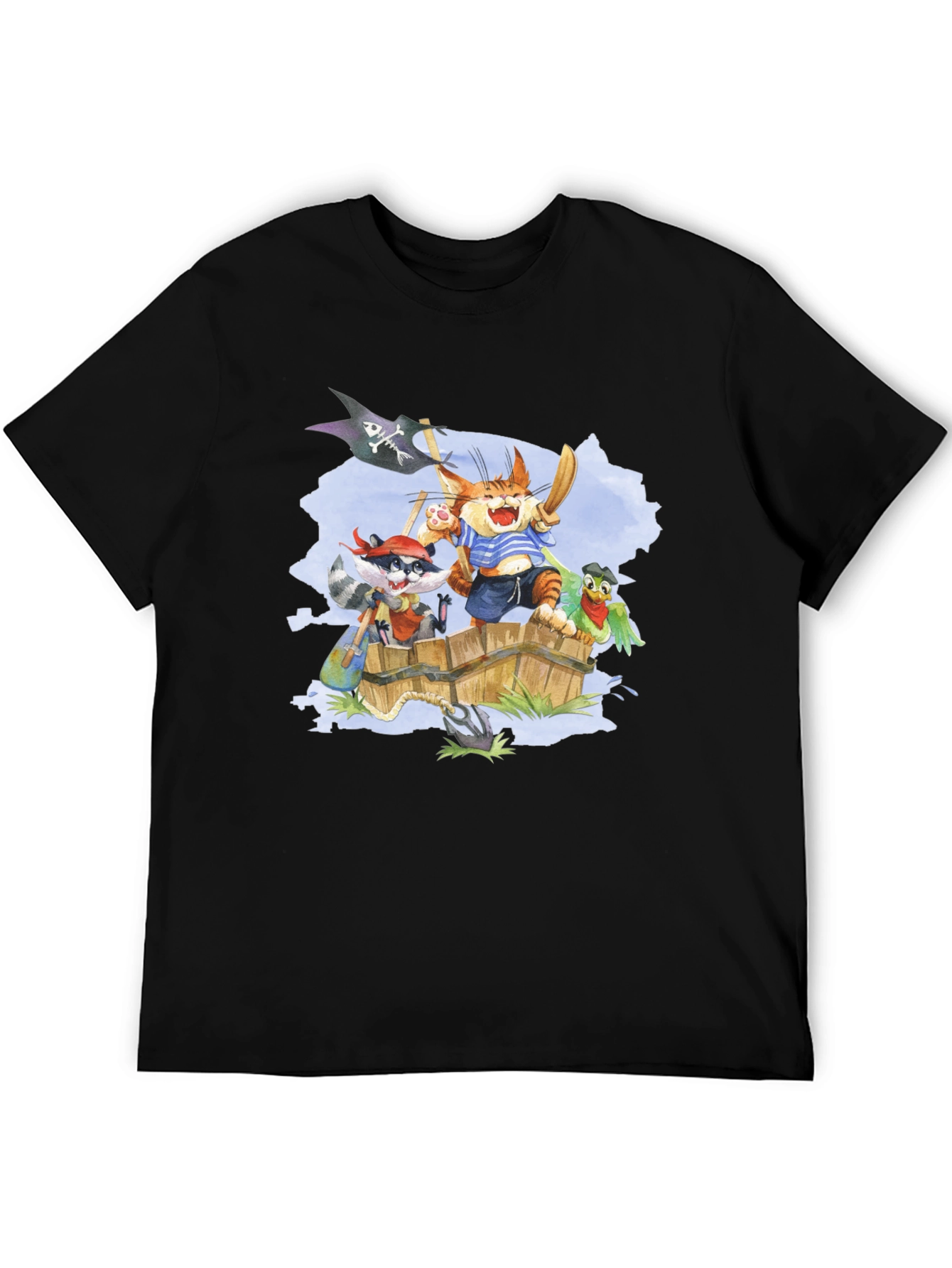 Pirate Crew T-Shirt - Cartoon Animal Design