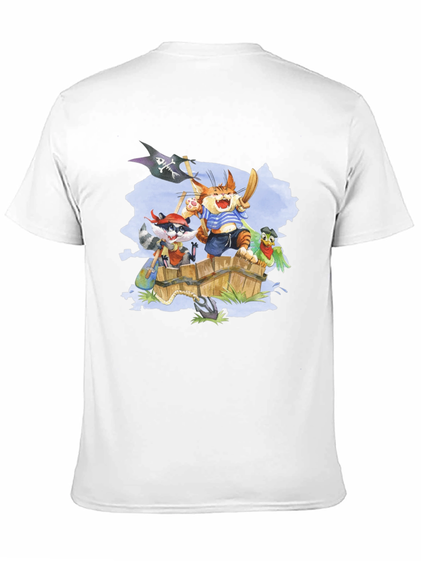 Pirate Crew T-Shirt - Cartoon Animal Design