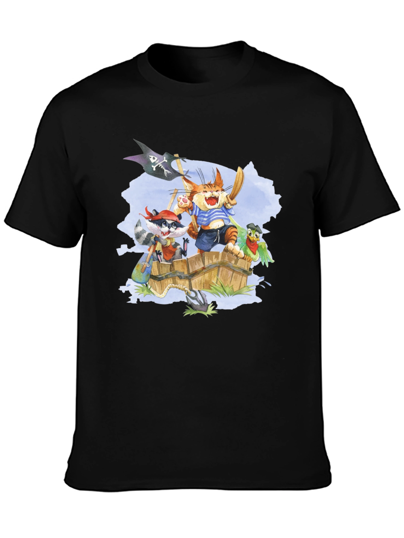 Pirate Crew T-Shirt - Cartoon Animal Design