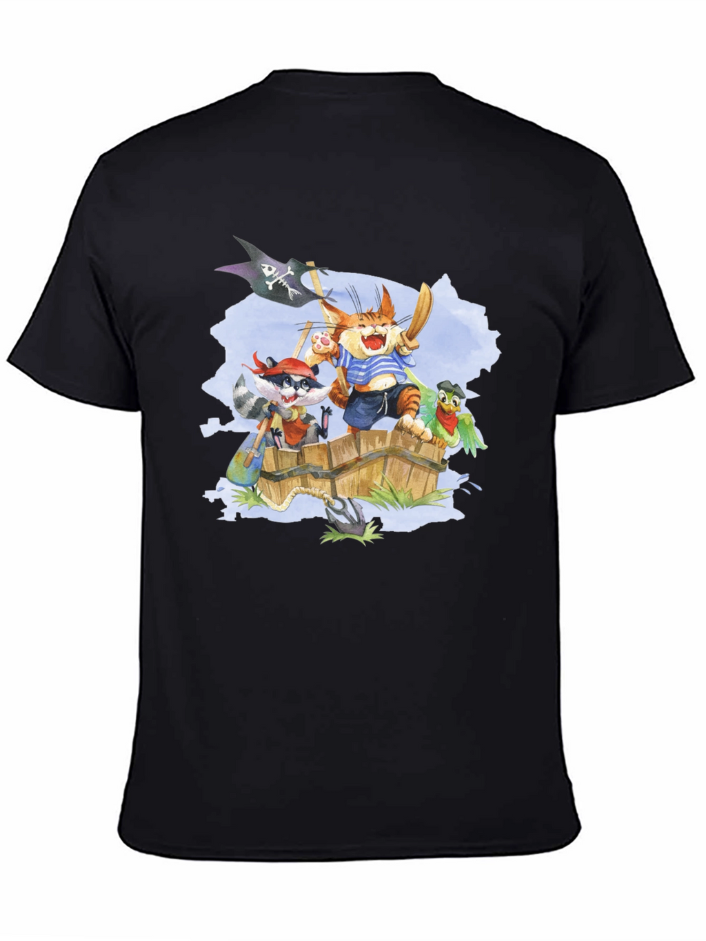 Pirate Crew T-Shirt - Cartoon Animal Design