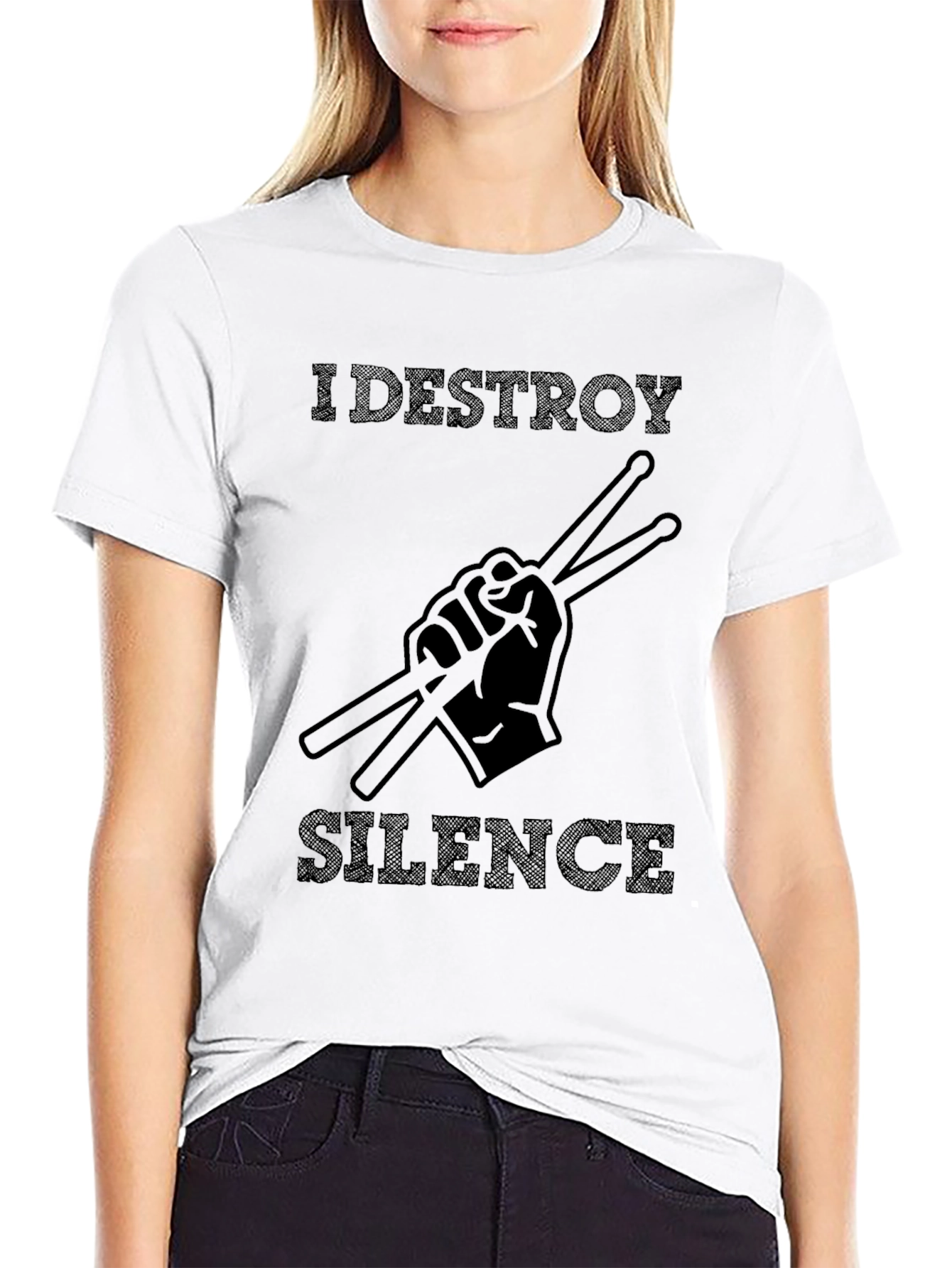 I DESTROY SILENCE Drummer T-Shirt