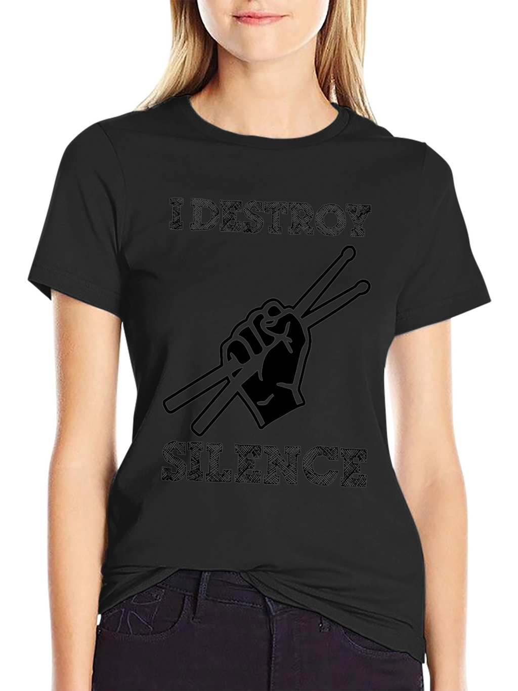 I DESTROY SILENCE Drummer T-Shirt