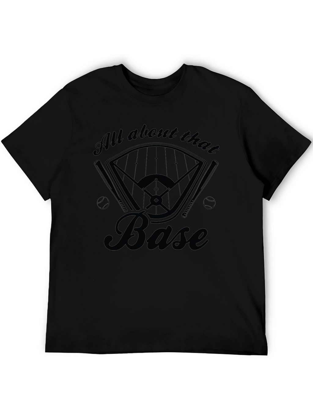 All About That Base Baseball Graphic Tee