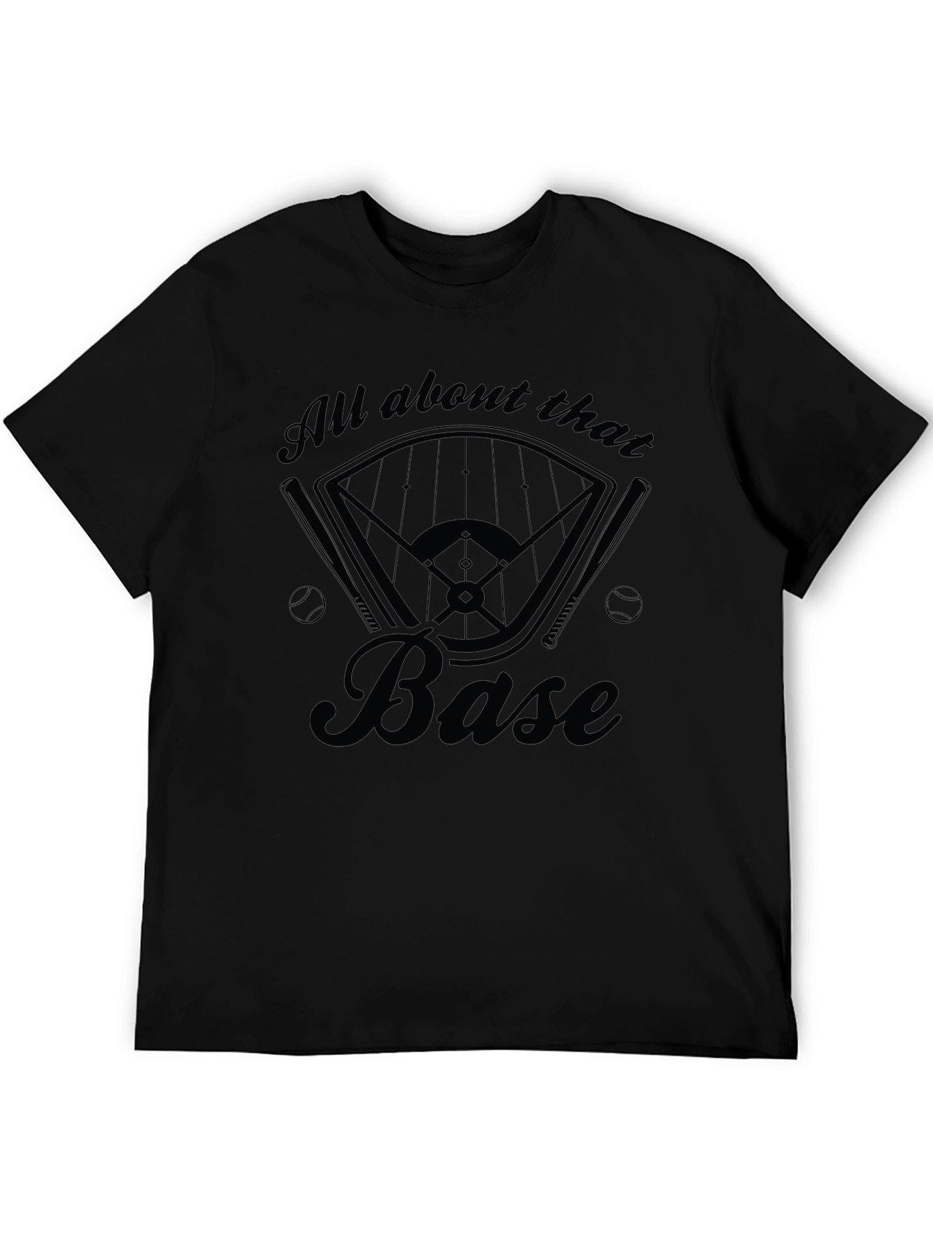All About That Base Baseball Graphic Tee