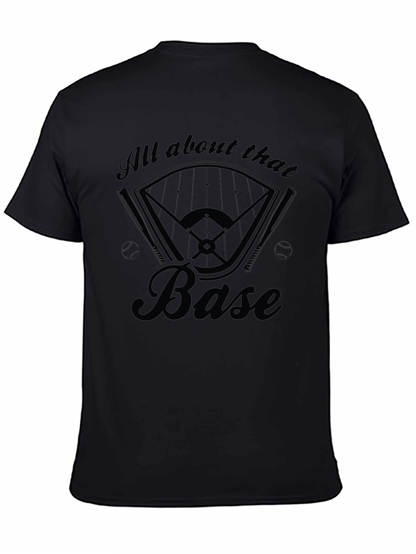 All About That Base Baseball Graphic Tee
