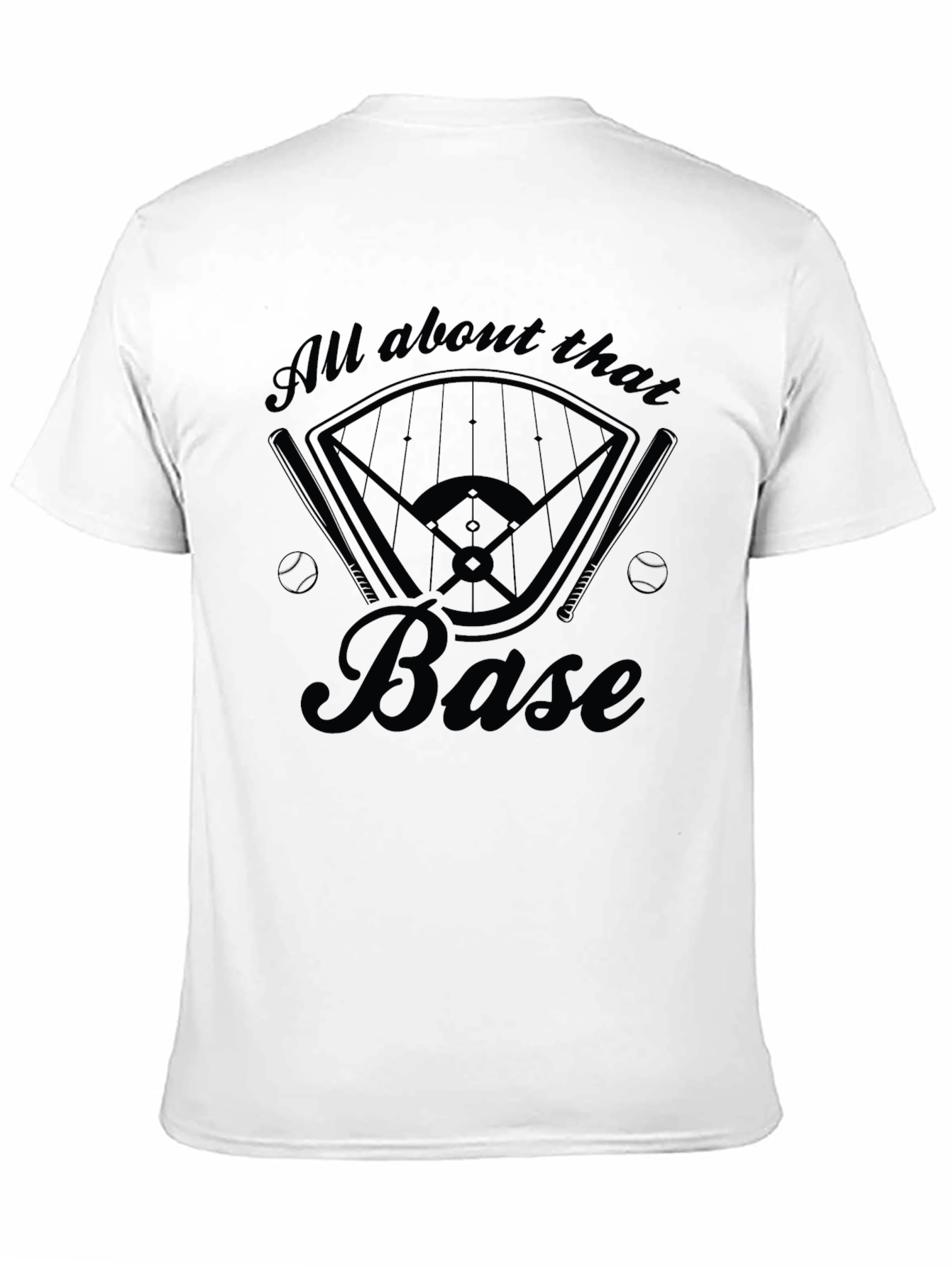 All About That Base Baseball Graphic Tee