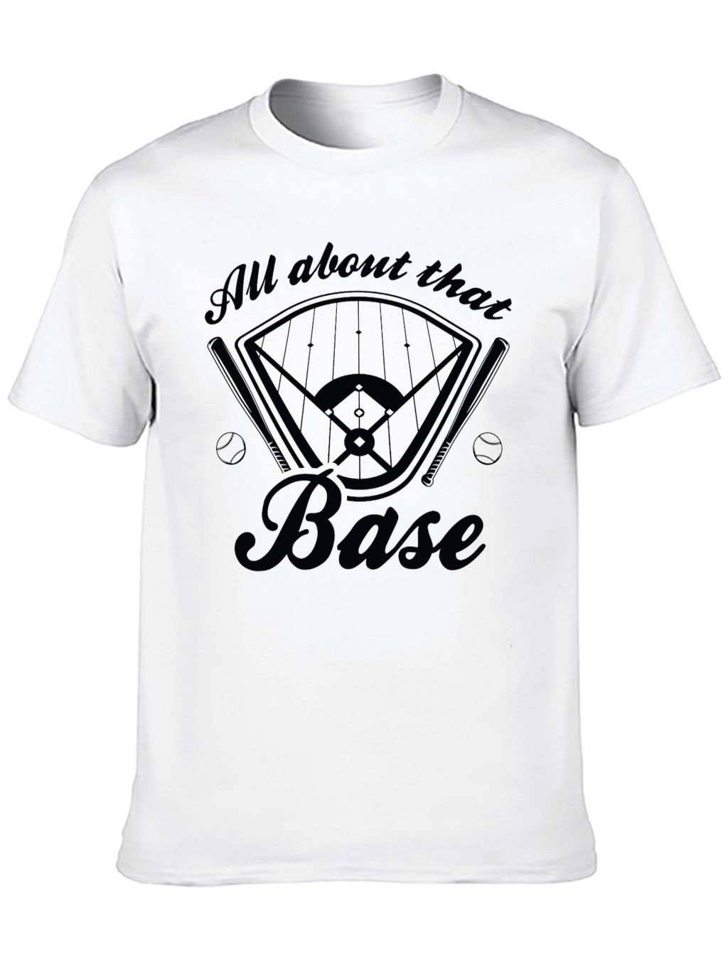 All About That Base Baseball Graphic Tee