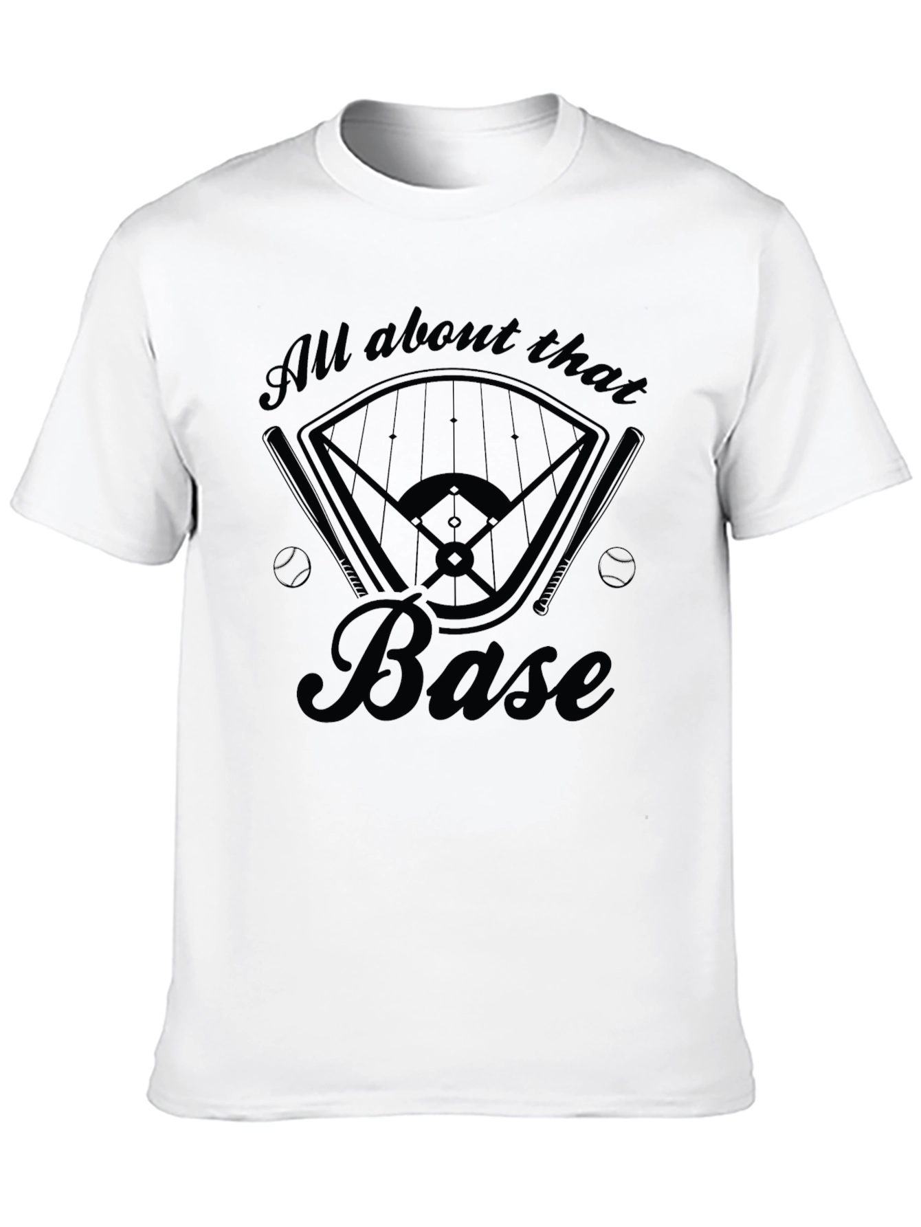 All About That Base Baseball Graphic Tee