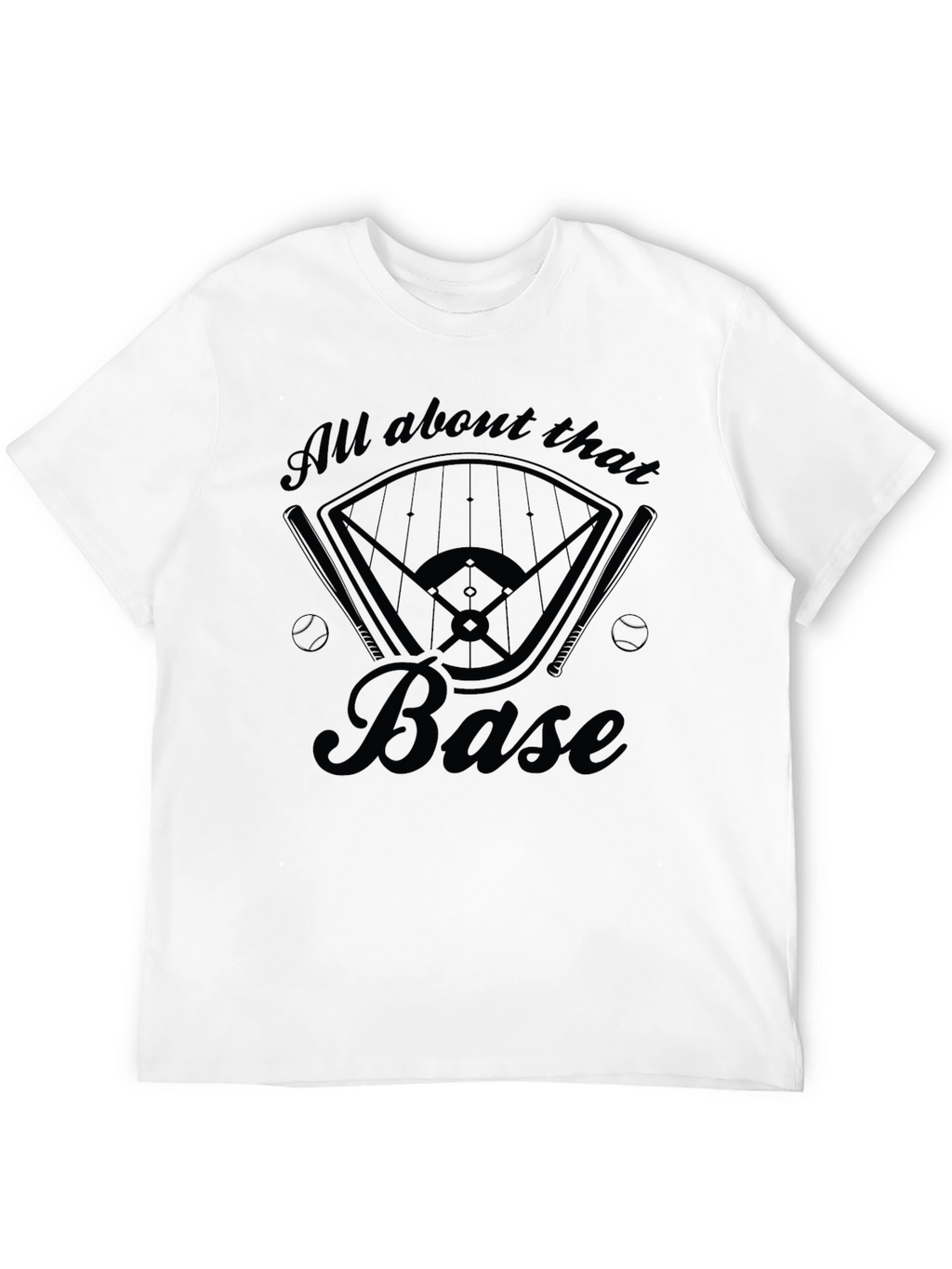 All About That Base Baseball Graphic Tee
