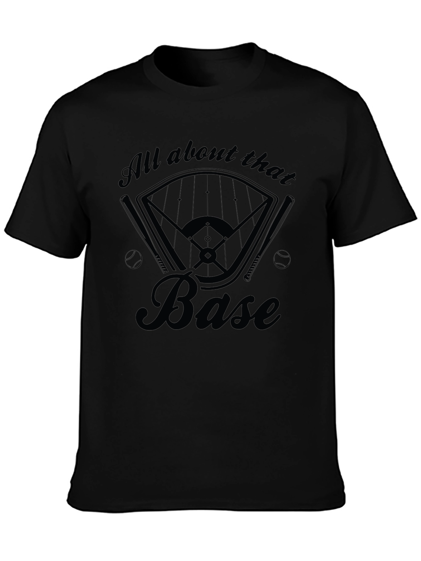 All About That Base Baseball Graphic Tee