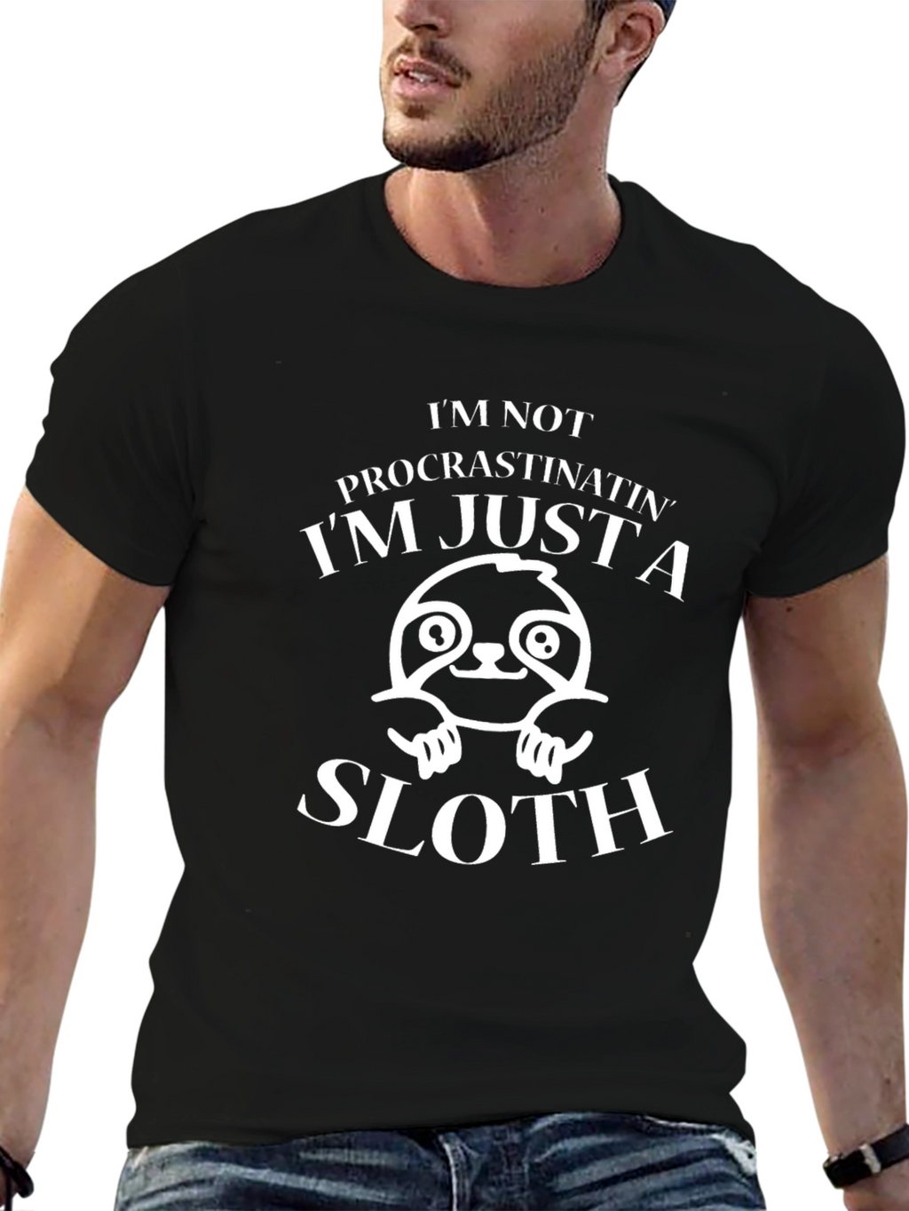 Im Just a Sloth Funny Graphic T-Shirt