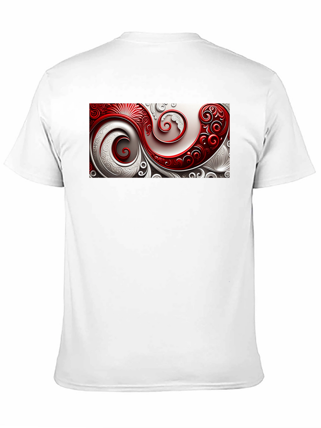 Elegant Swirl Graphic T-Shirt