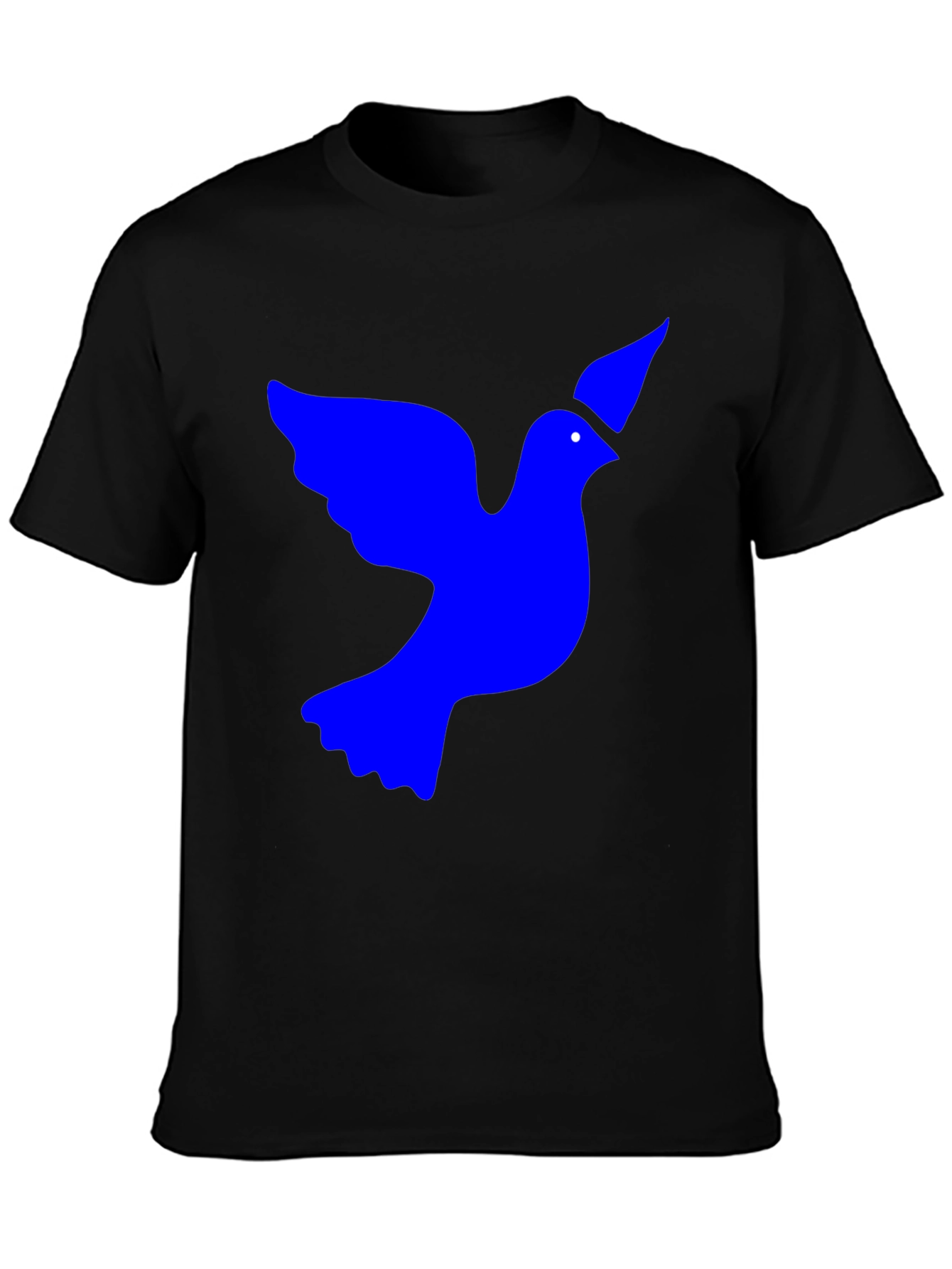 Dove Graphic Tee - Black Cotton Blend