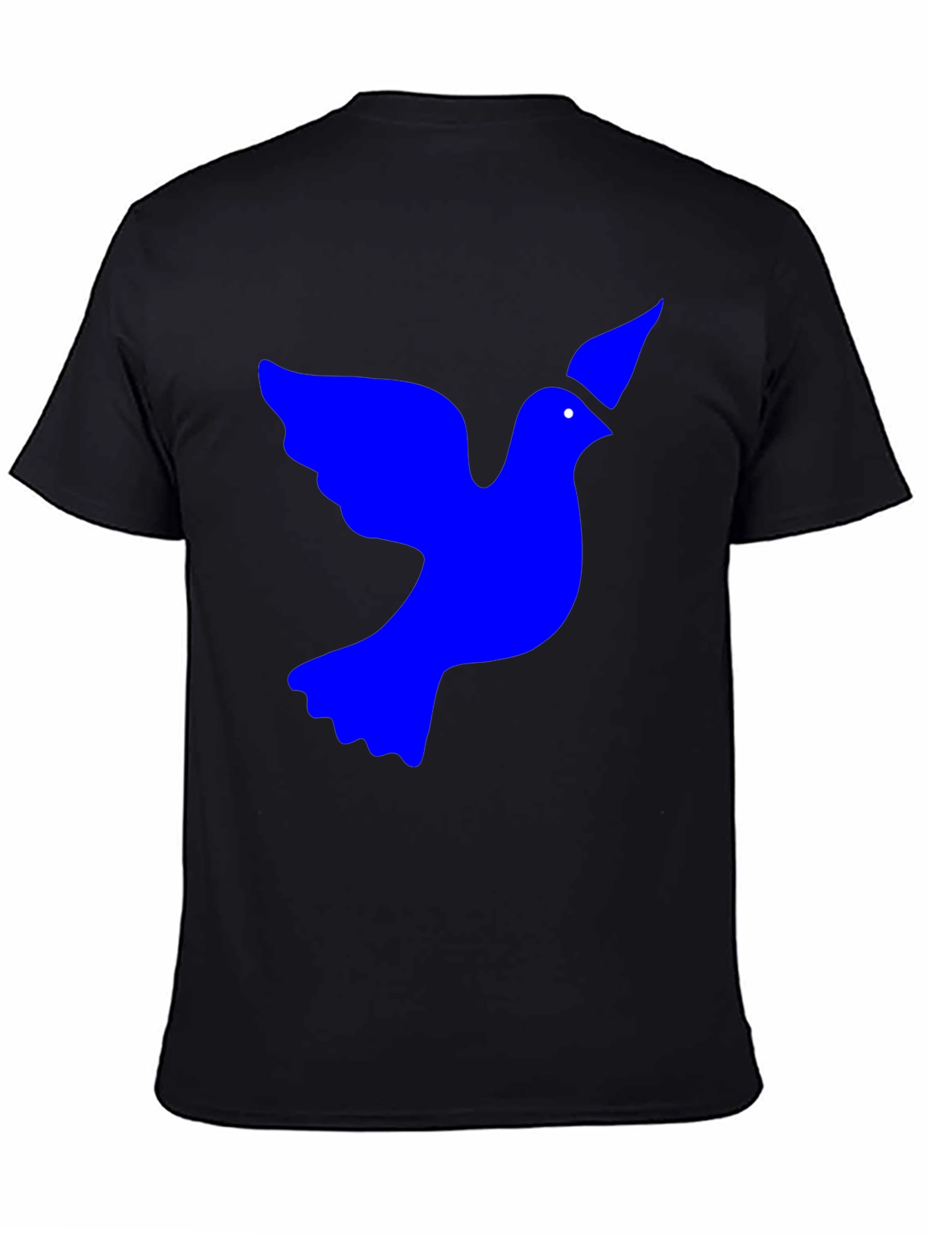 Dove Graphic Tee - Black Cotton Blend