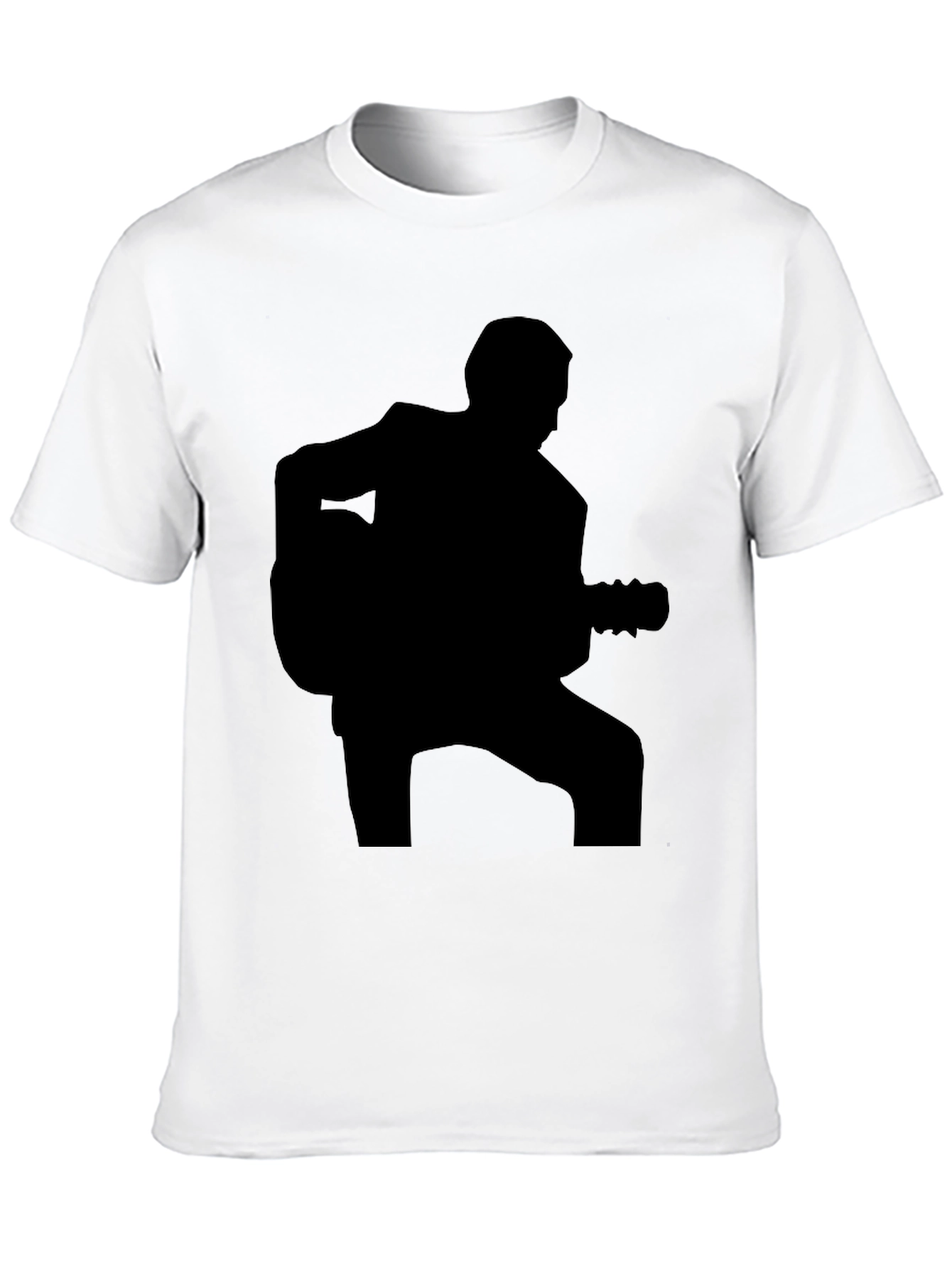 Guitar Silhouette Black T-Shirt