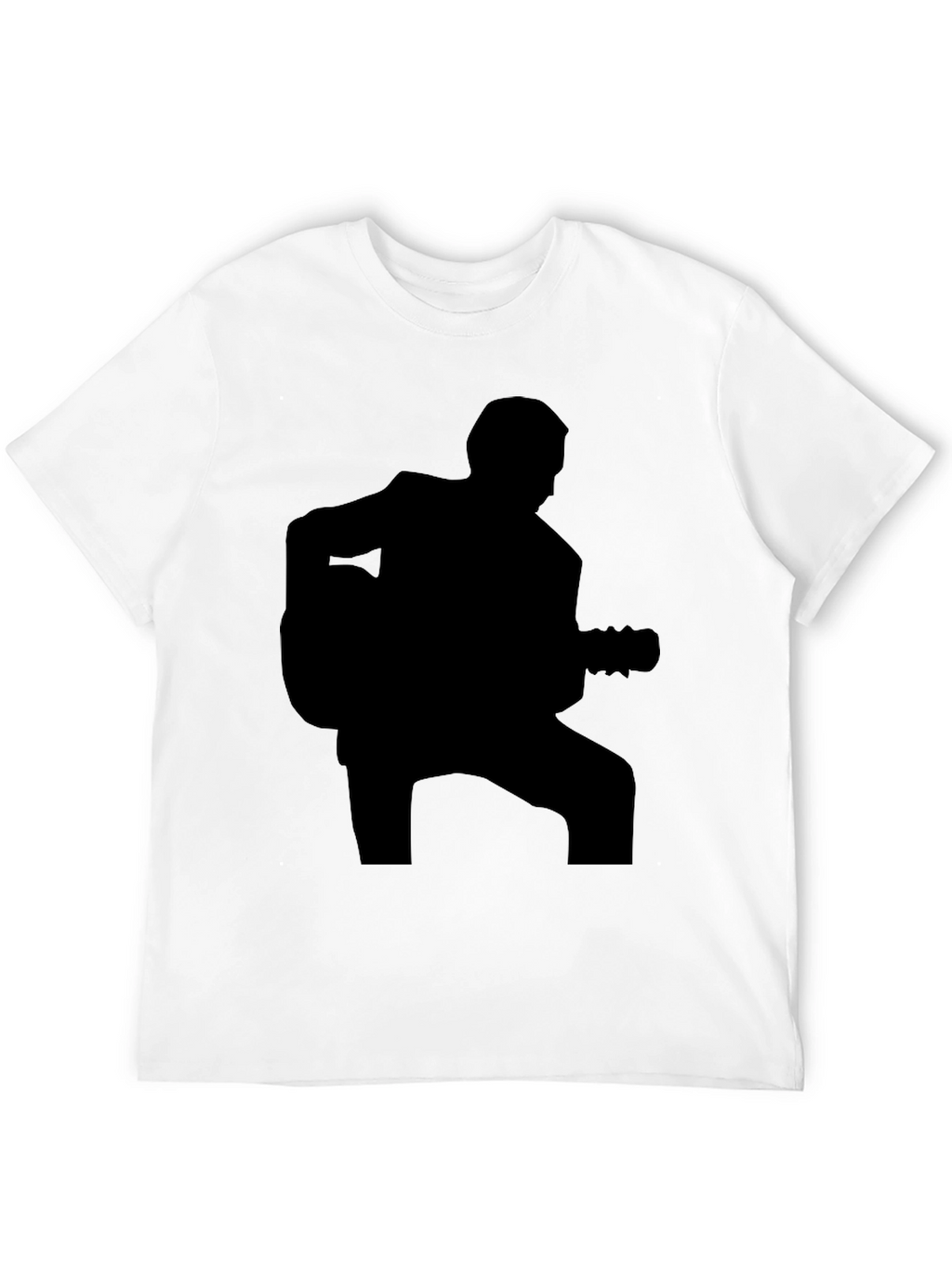 Guitar Silhouette Black T-Shirt