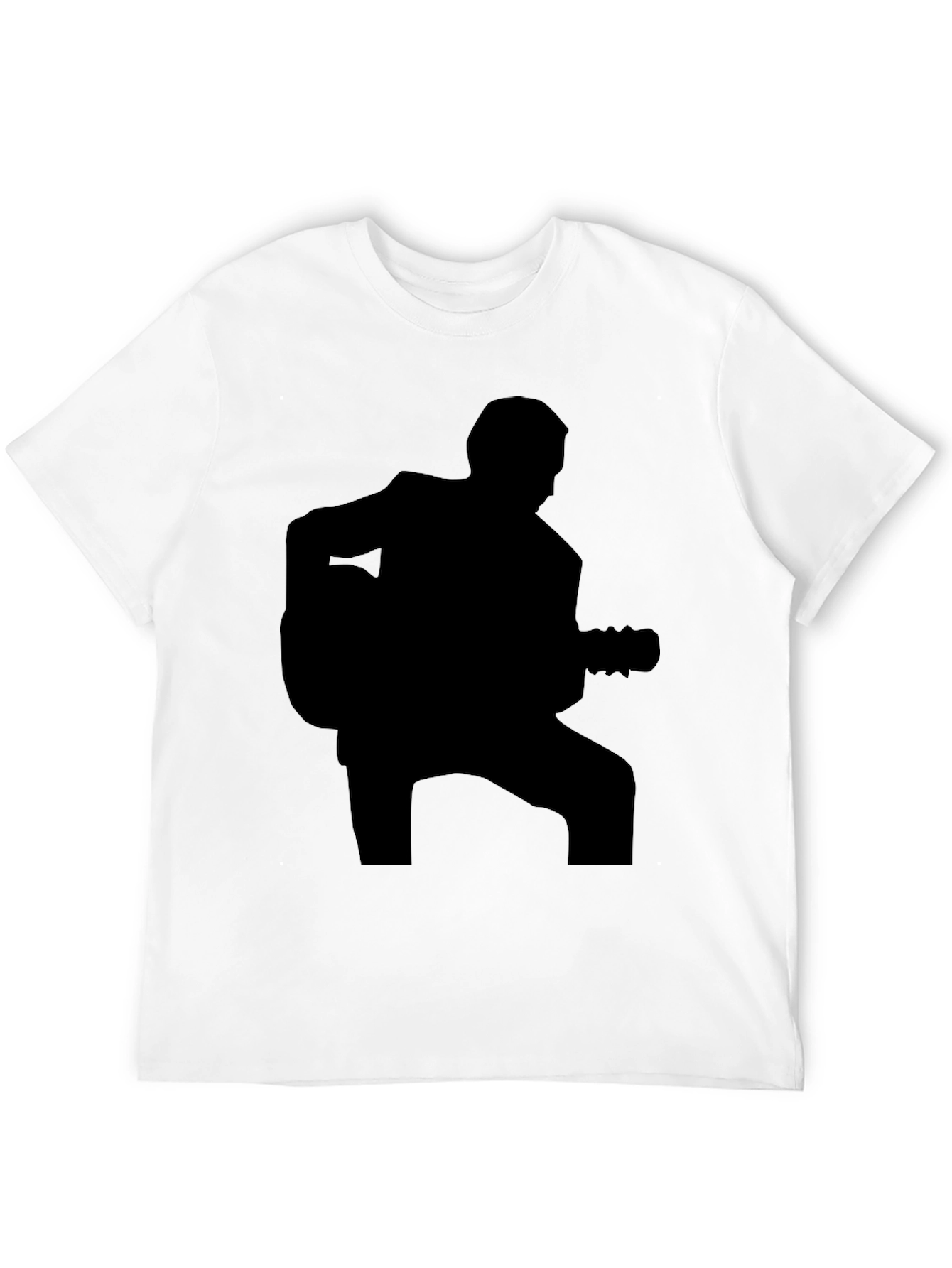 Guitar Silhouette Black T-Shirt