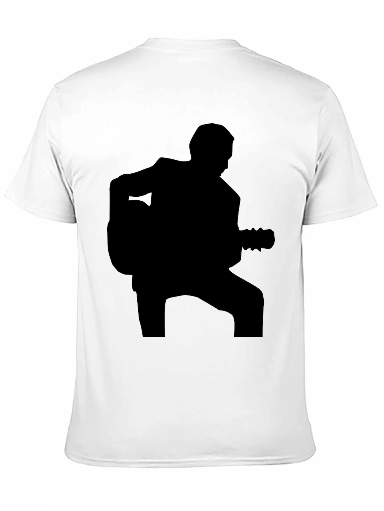 Guitar Silhouette Black T-Shirt