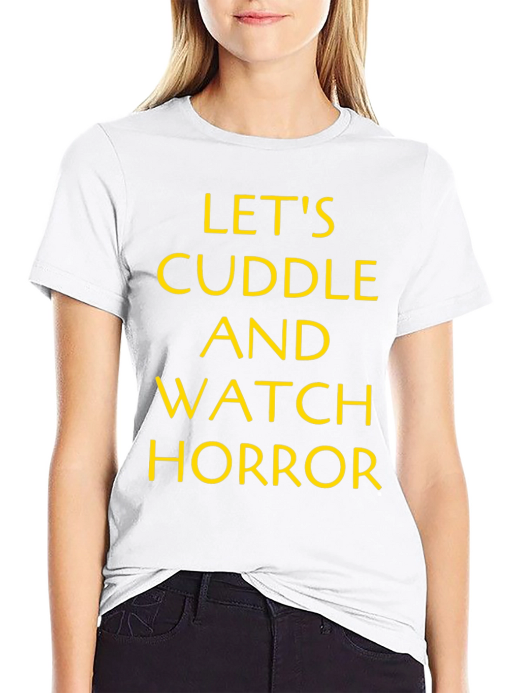Cuddle and Watch Horror T-Shirt