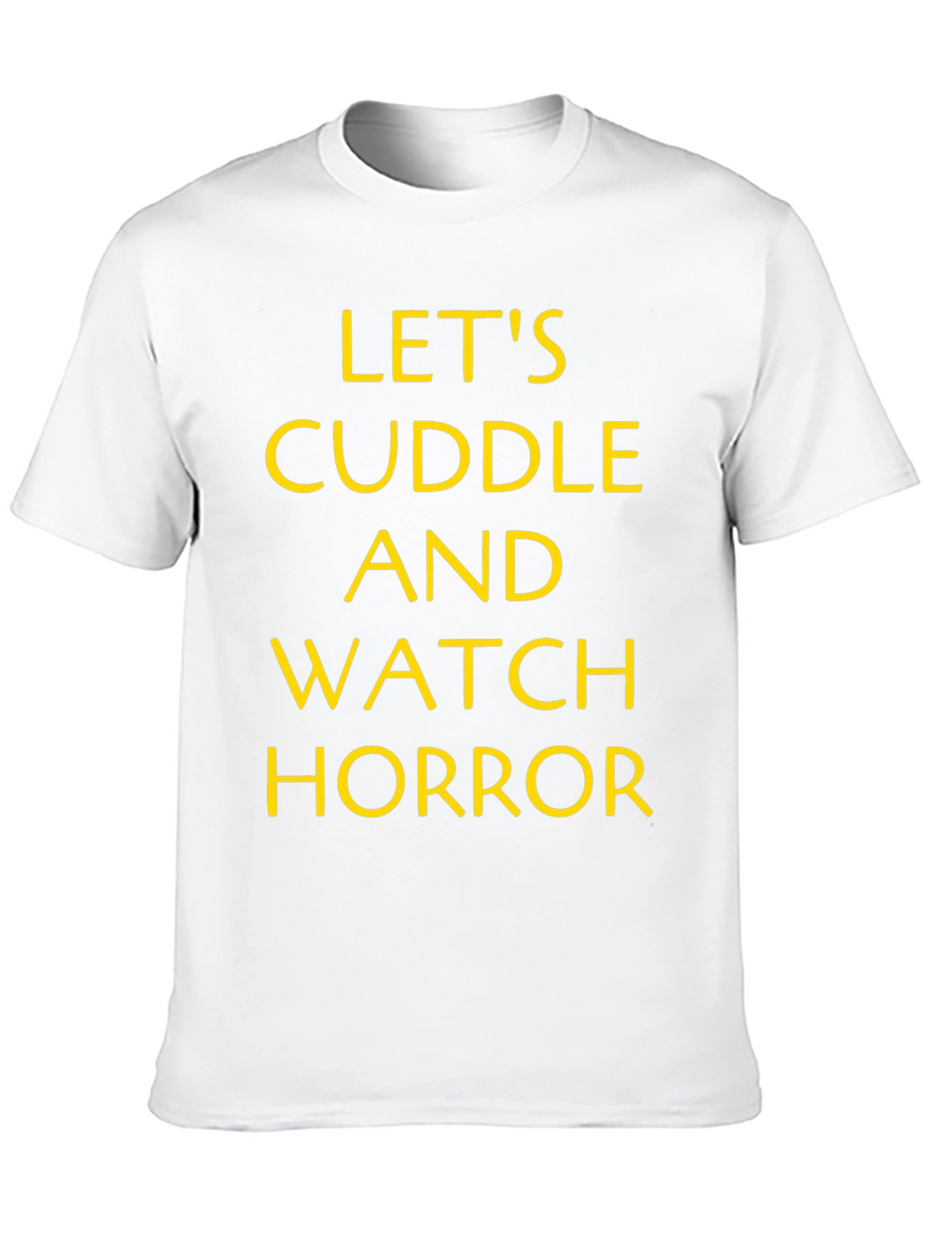 Cuddle and Watch Horror T-Shirt