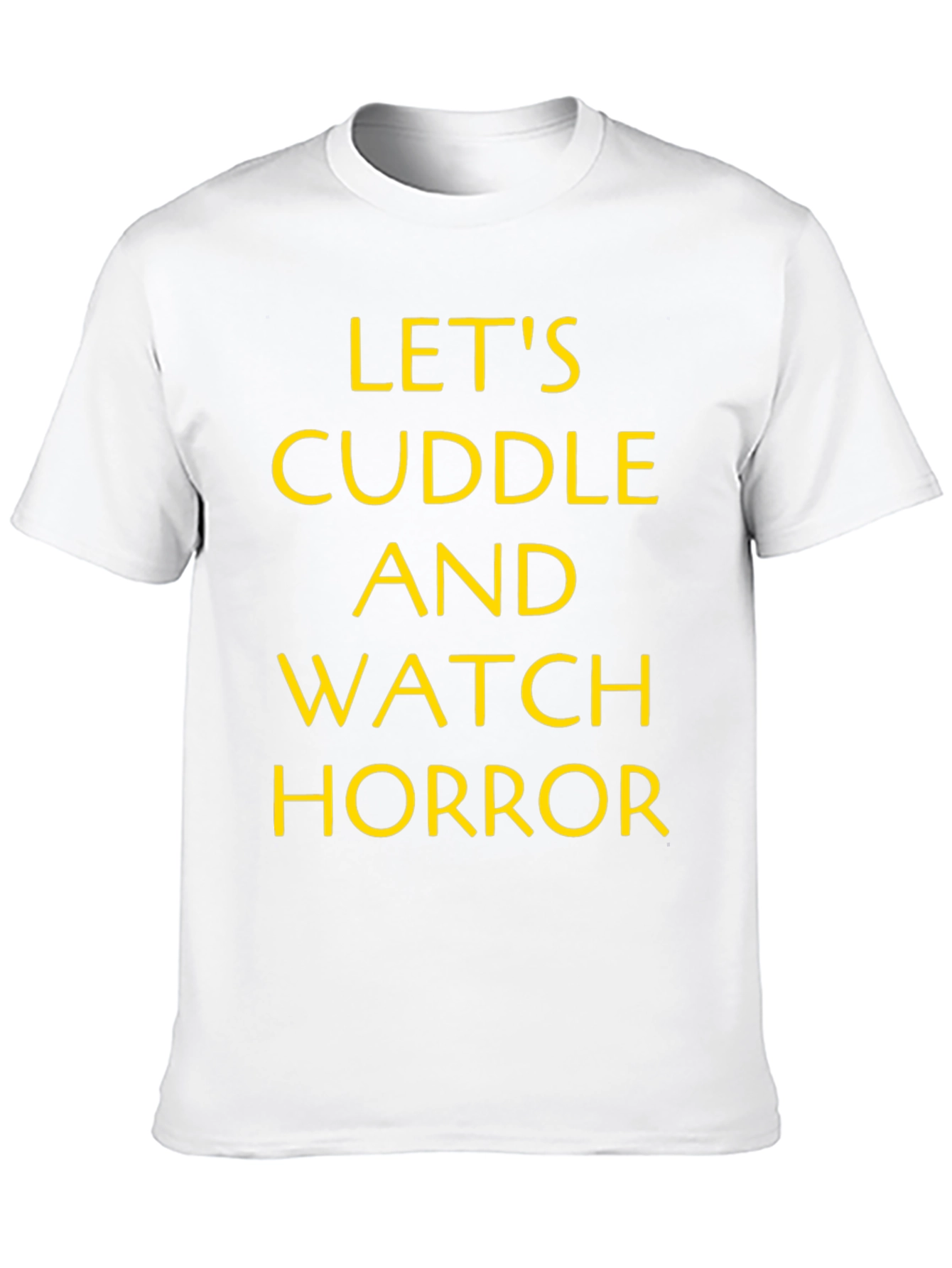 Cuddle and Watch Horror T-Shirt