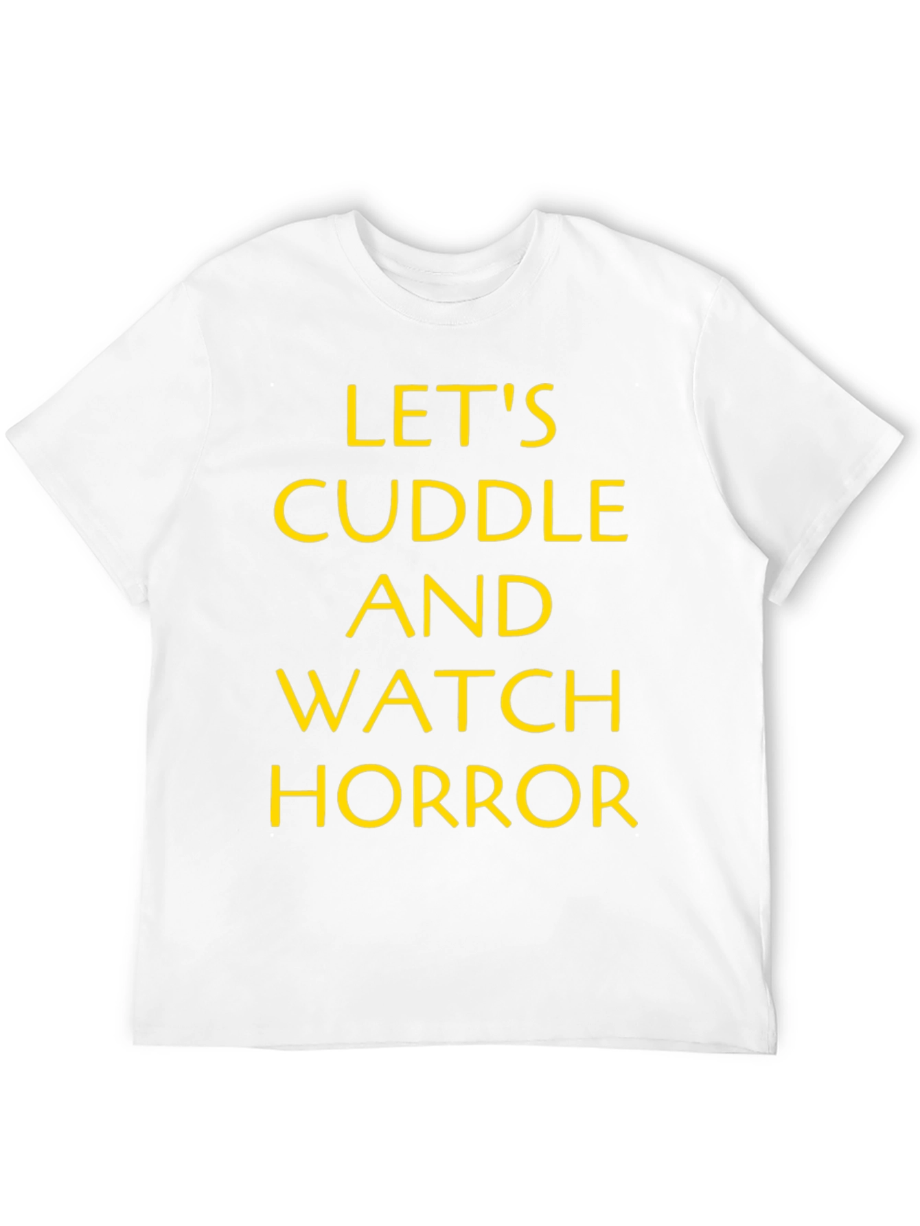 Cuddle and Watch Horror T-Shirt