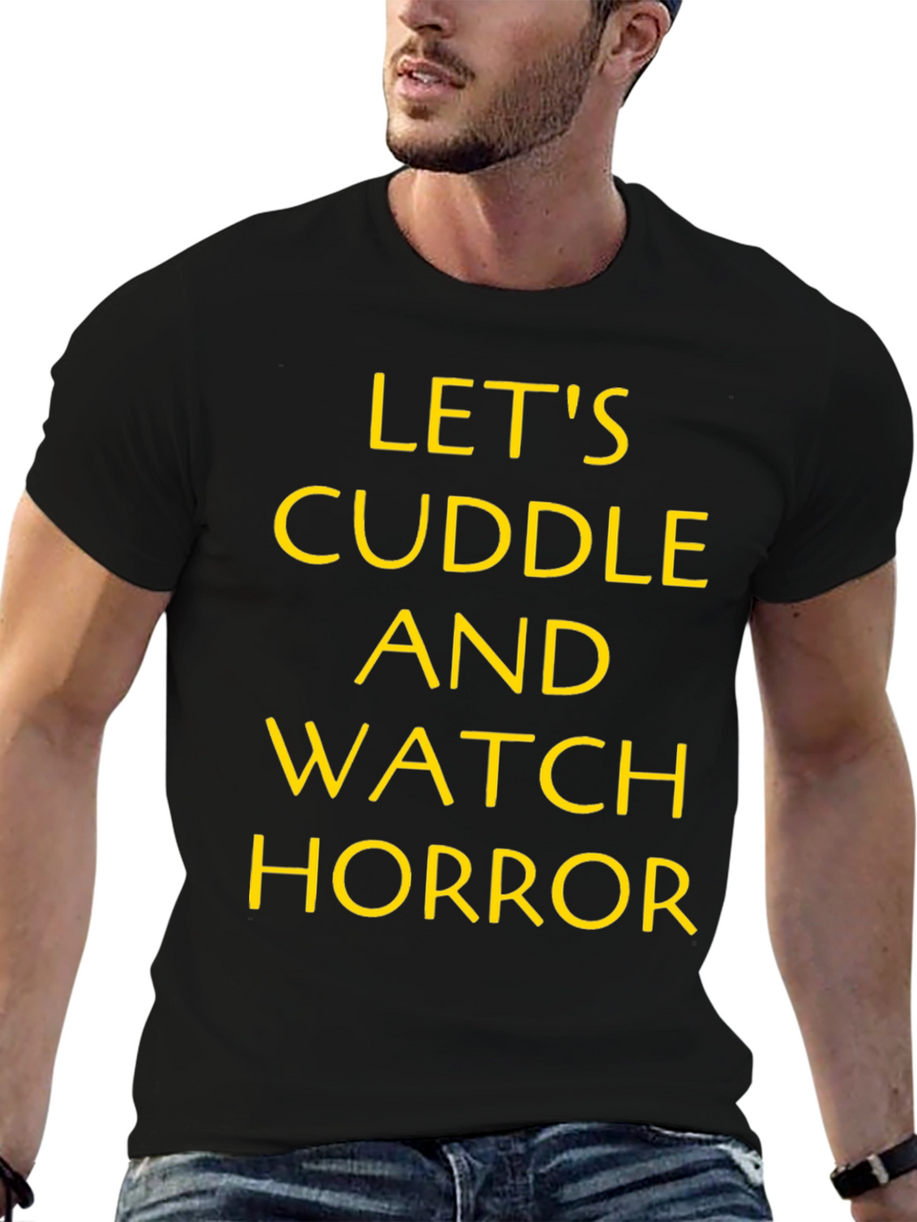 Cuddle and Watch Horror T-Shirt