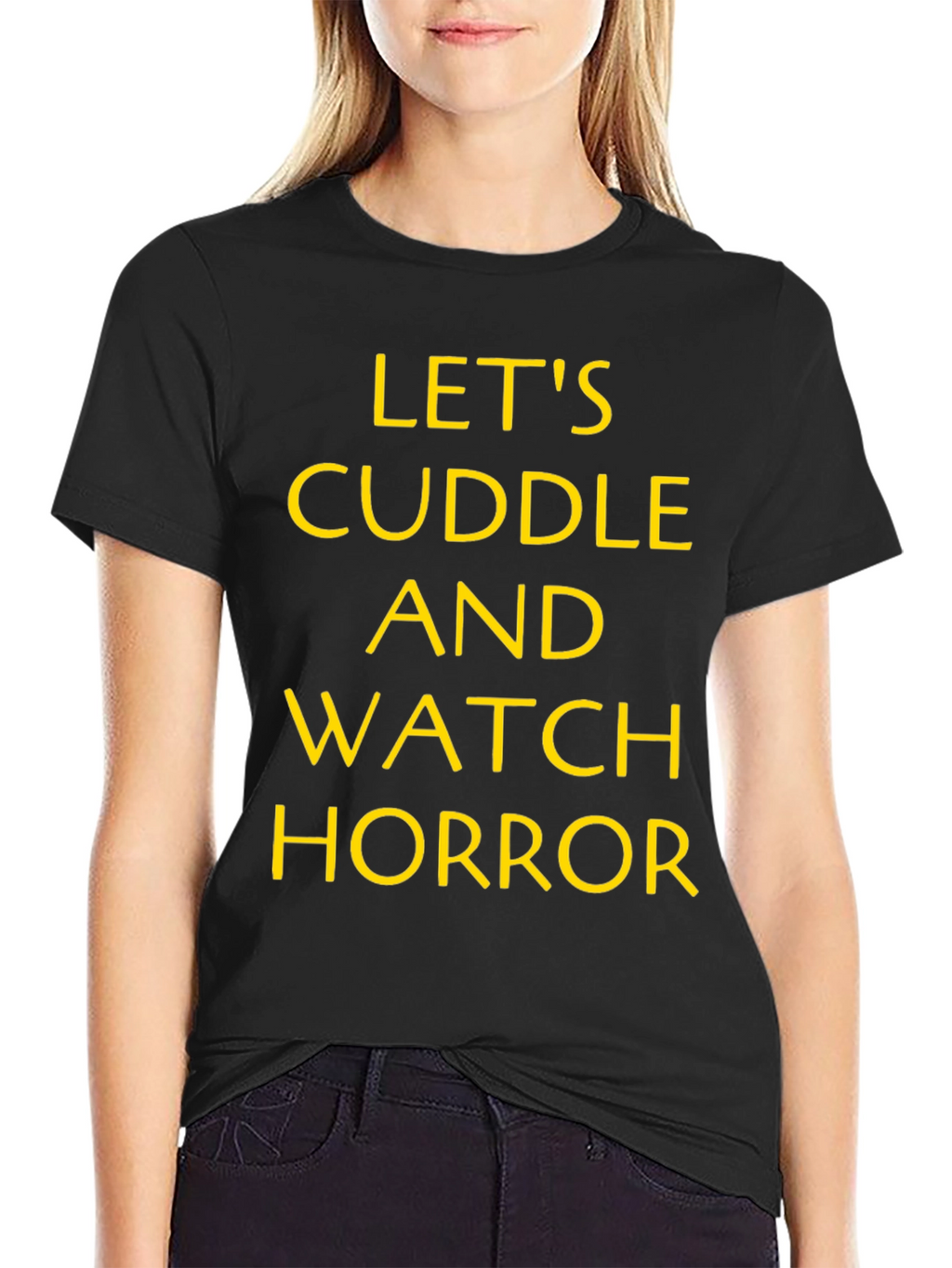 Cuddle and Watch Horror T-Shirt