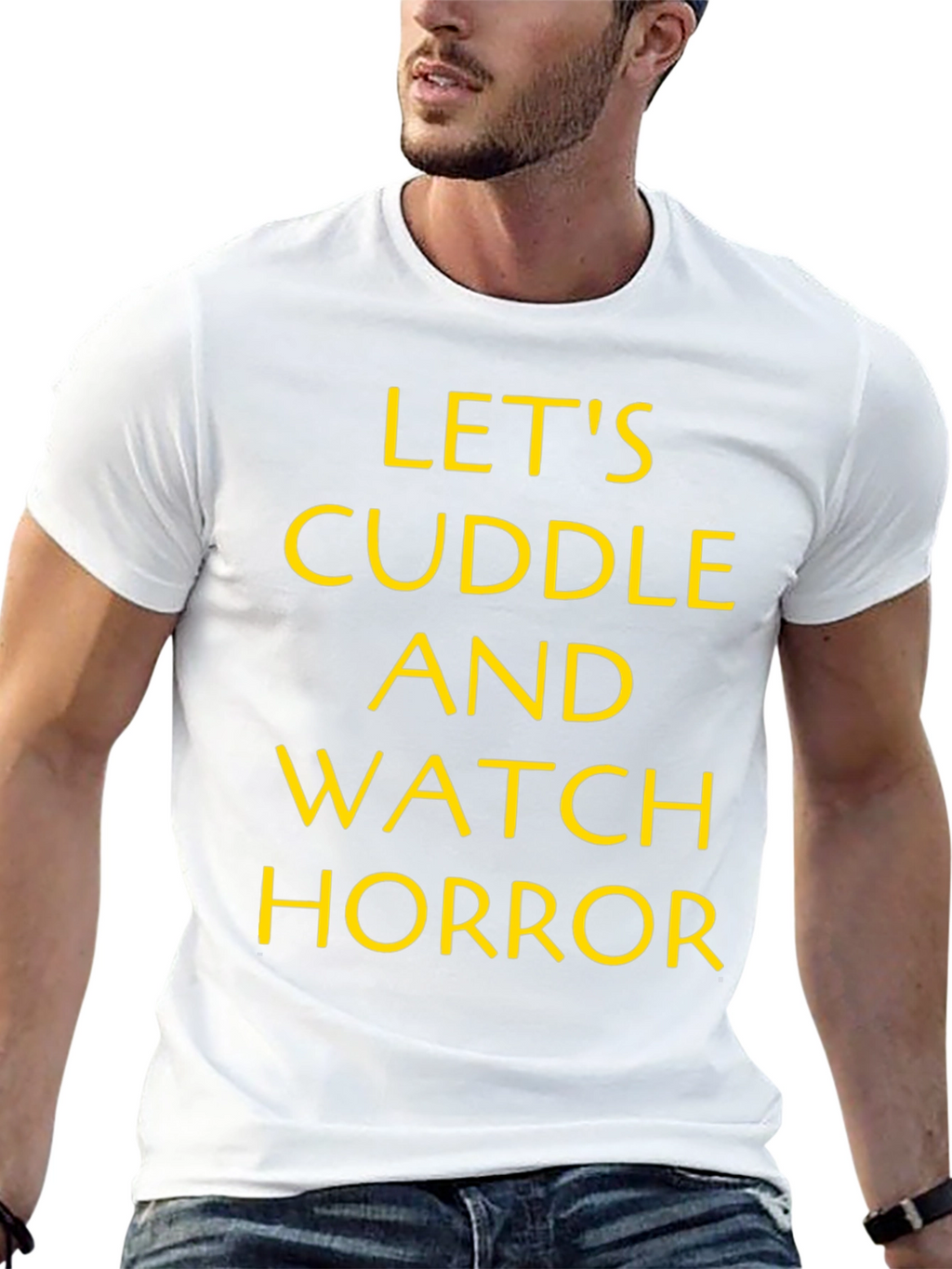 Cuddle and Watch Horror T-Shirt