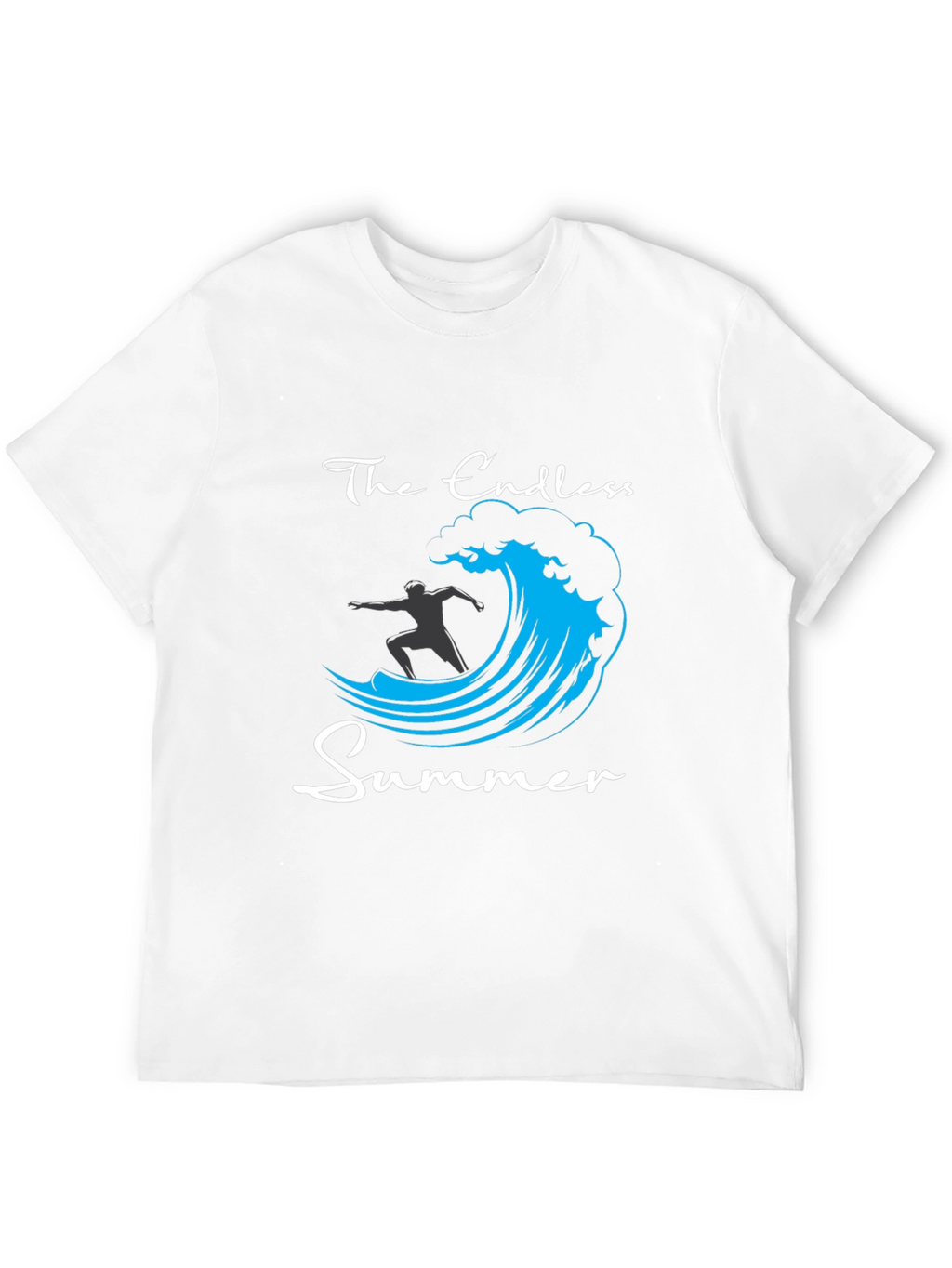 Endless Summer Graphic Tee - Surfer Wave T-Shirt