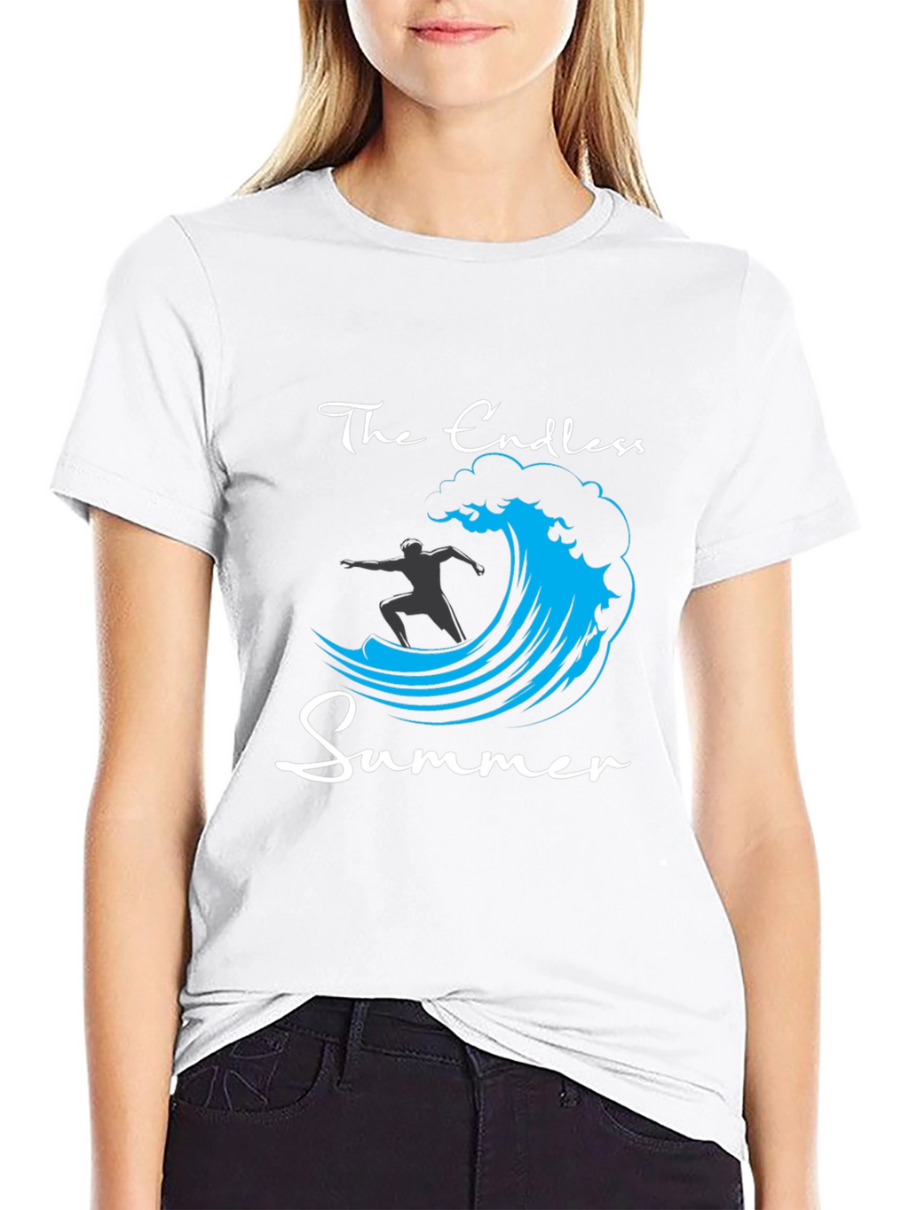 Endless Summer Graphic Tee - Surfer Wave T-Shirt