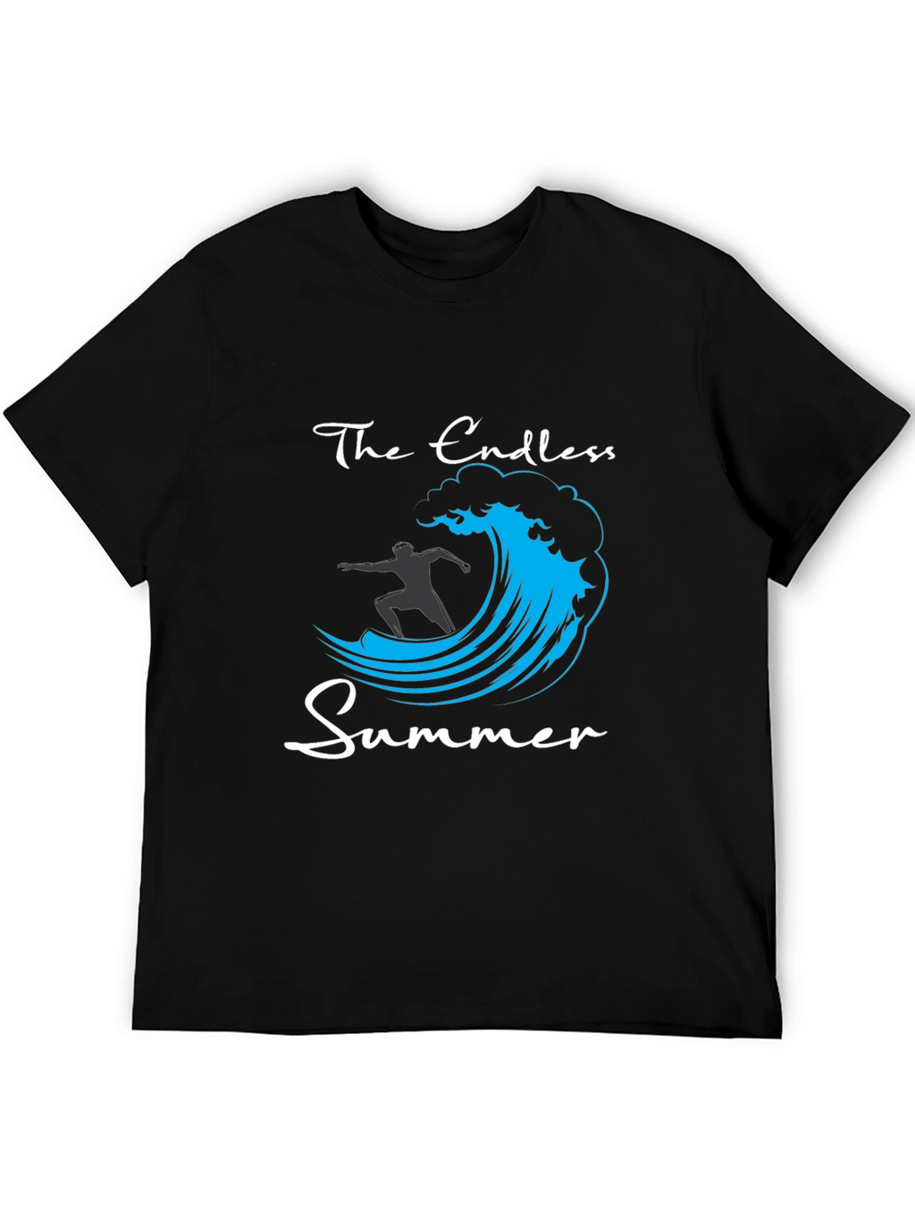 Endless Summer Graphic Tee - Surfer Wave T-Shirt