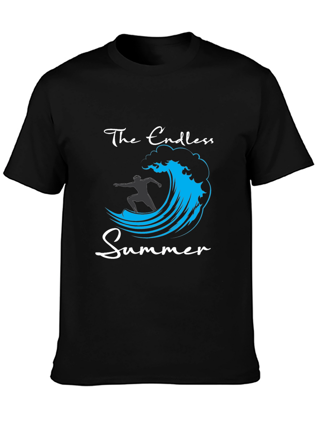 Endless Summer Graphic Tee - Surfer Wave T-Shirt