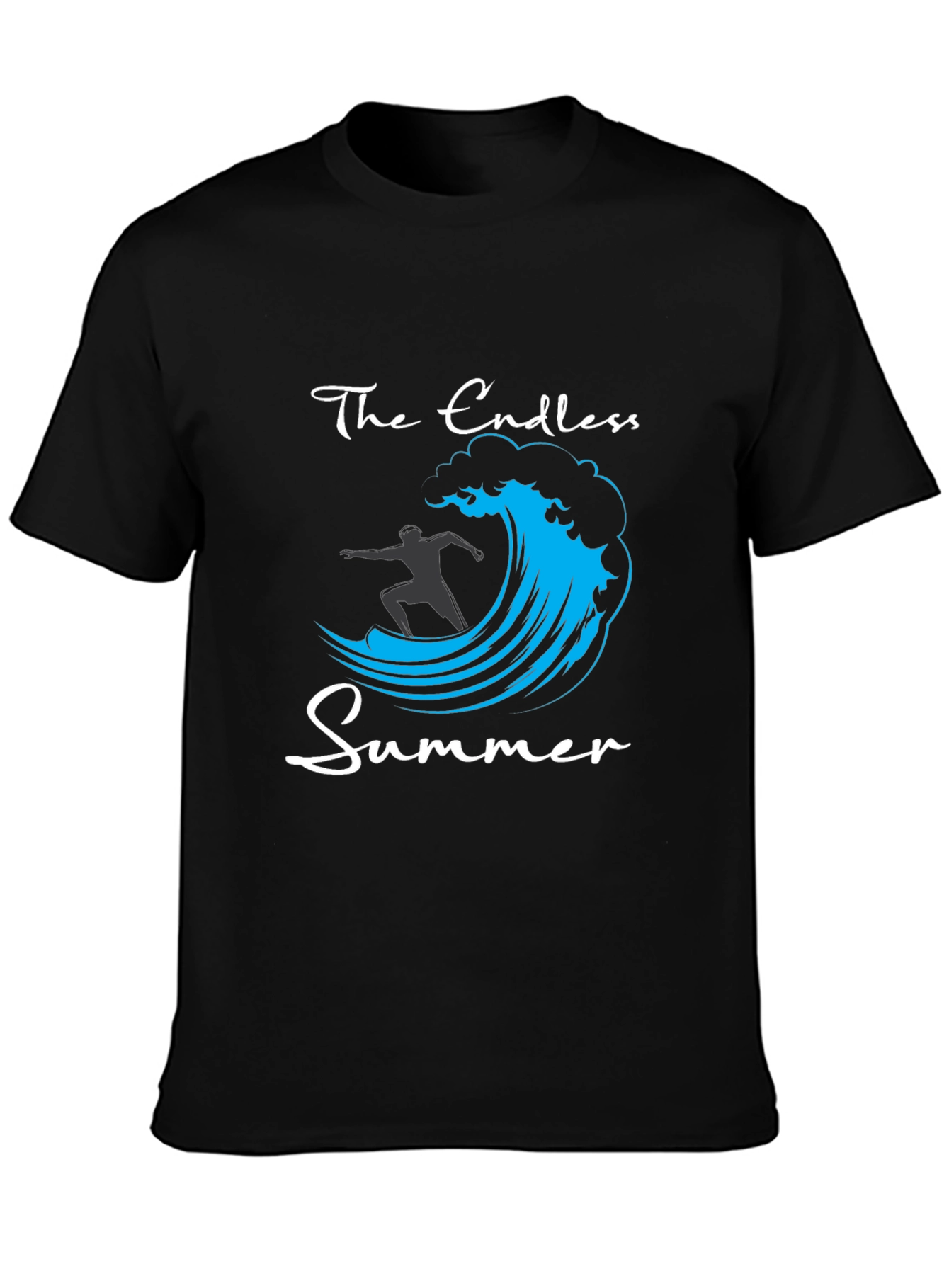 Endless Summer Graphic Tee - Surfer Wave T-Shirt
