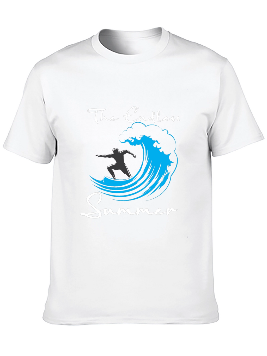 Endless Summer Graphic Tee - Surfer Wave T-Shirt