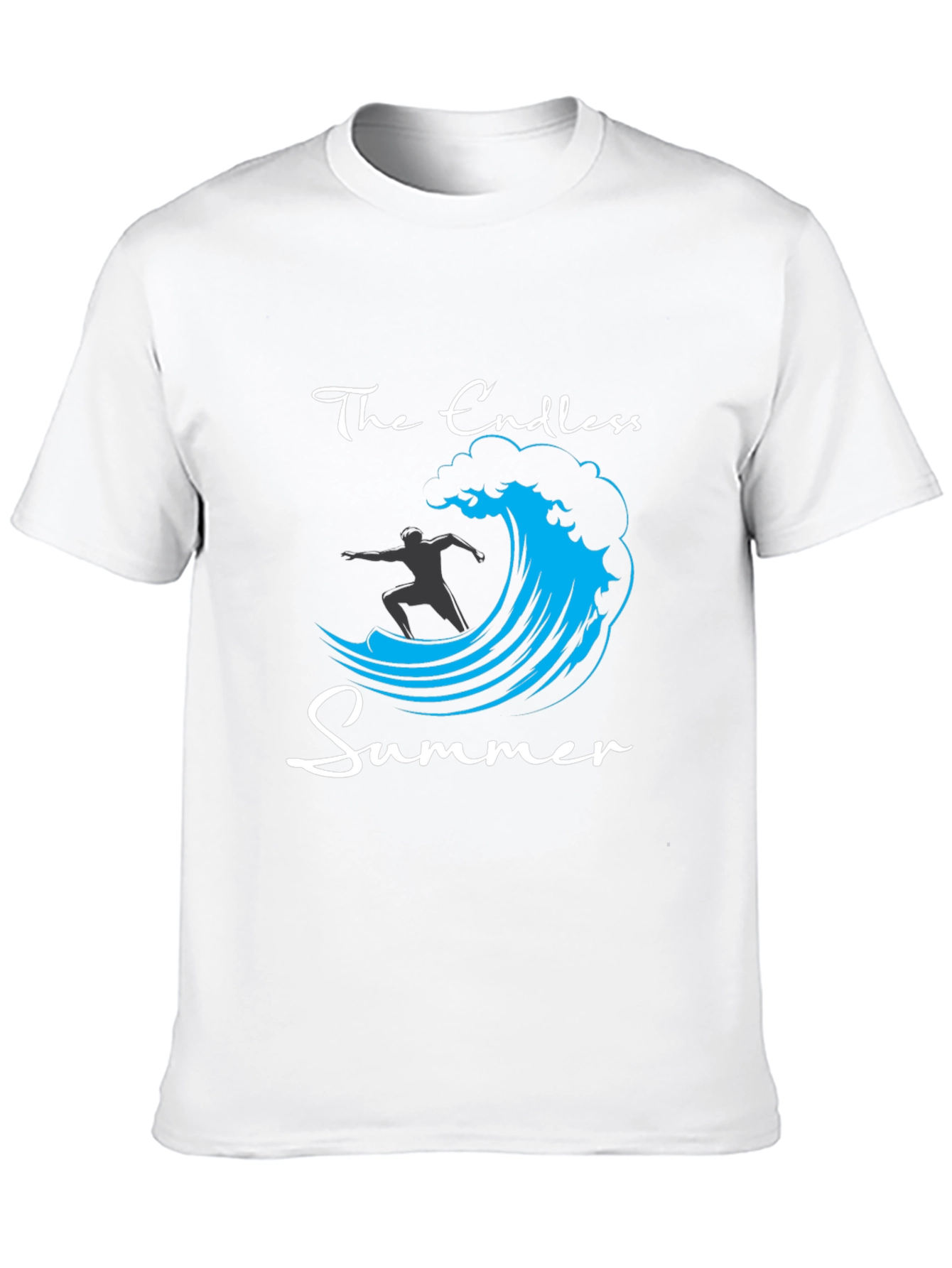 Endless Summer Graphic Tee - Surfer Wave T-Shirt