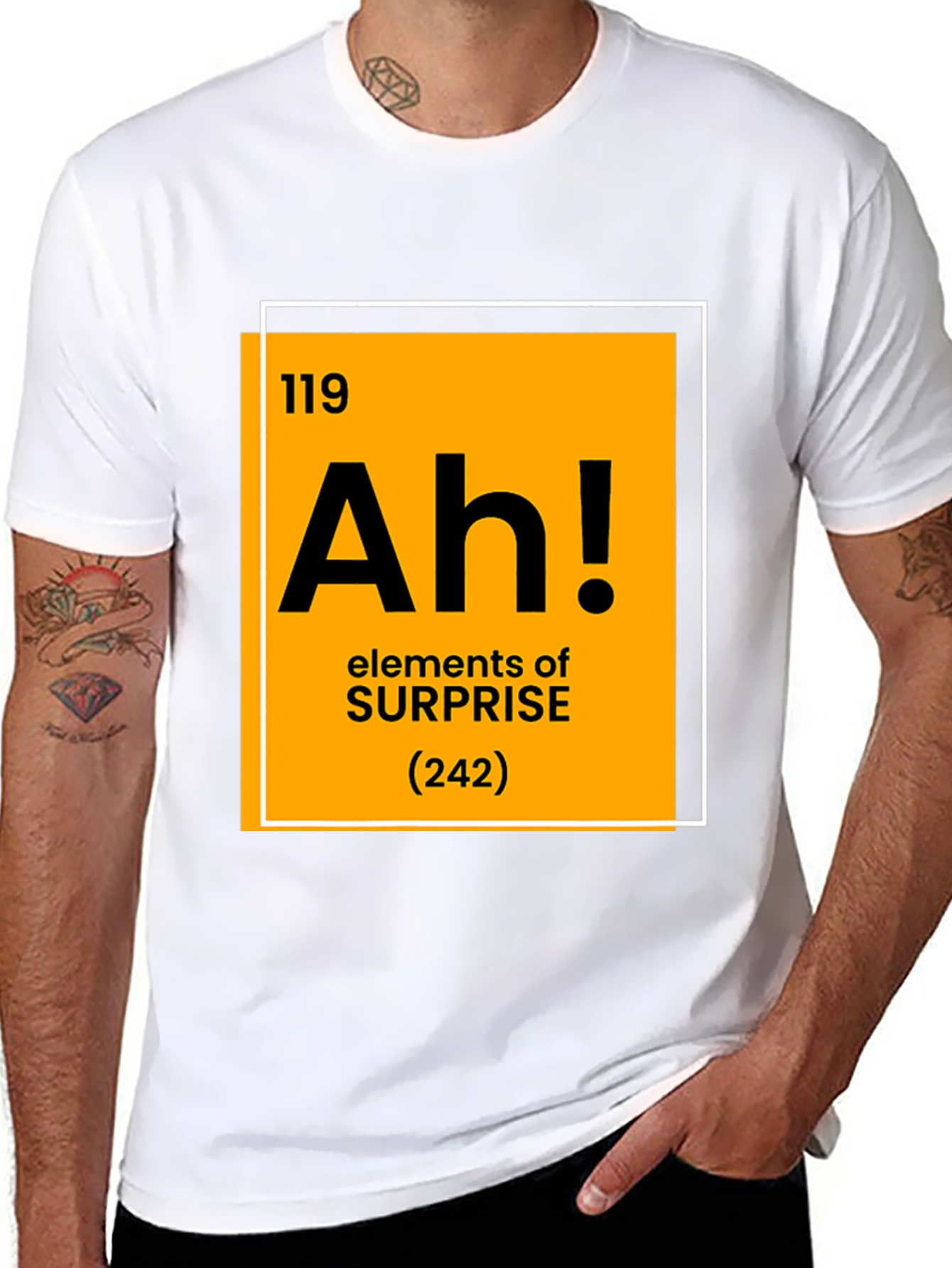 Elements of Surprise Graphic Tee - Funny Chemistry Shirt
